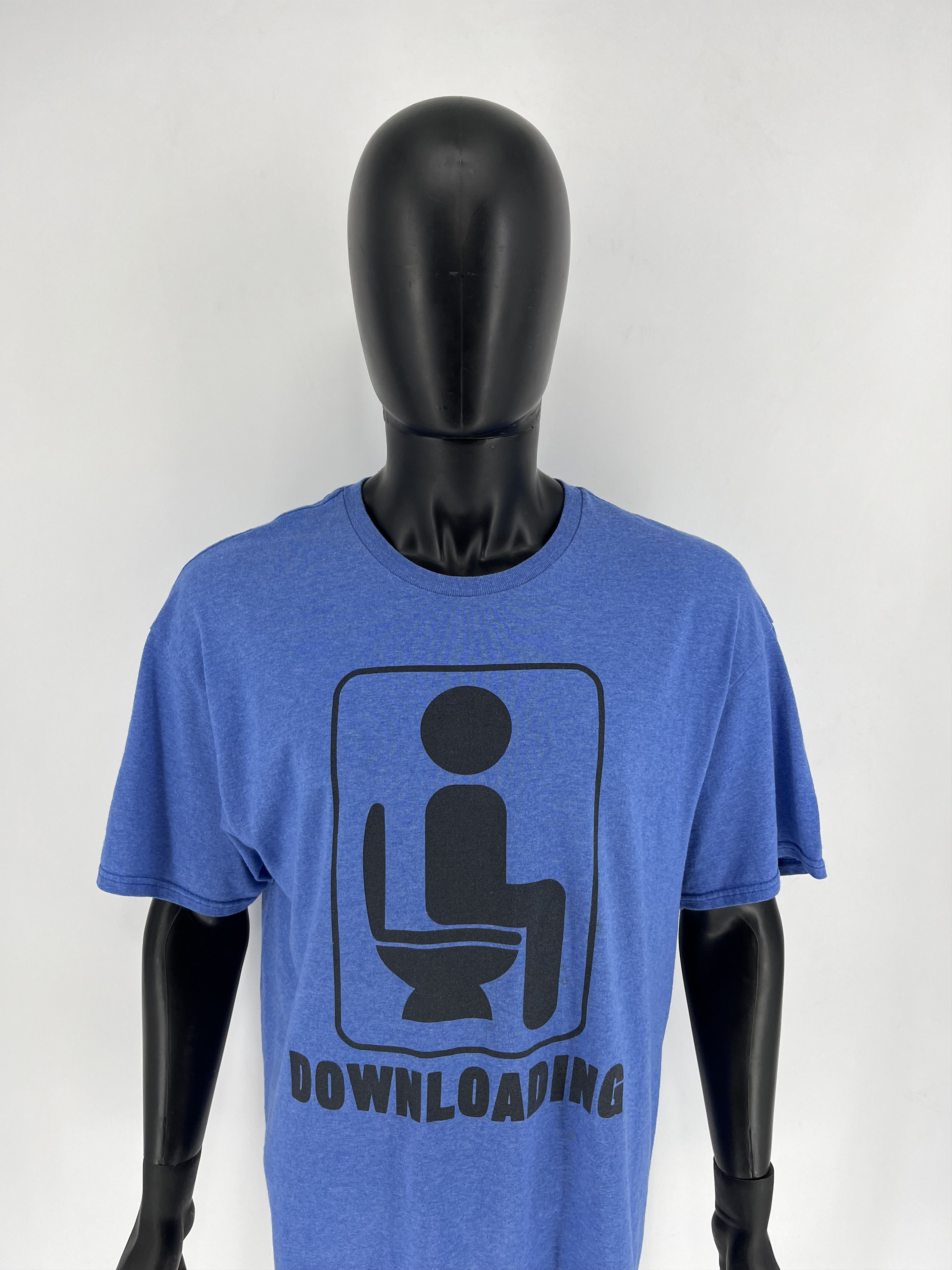 Other Vintage Y2K ADULT "DOWNLOADING" Art tee Streetwear Tee Size US XL / EU 56 / 4 - 5 Thumbnail