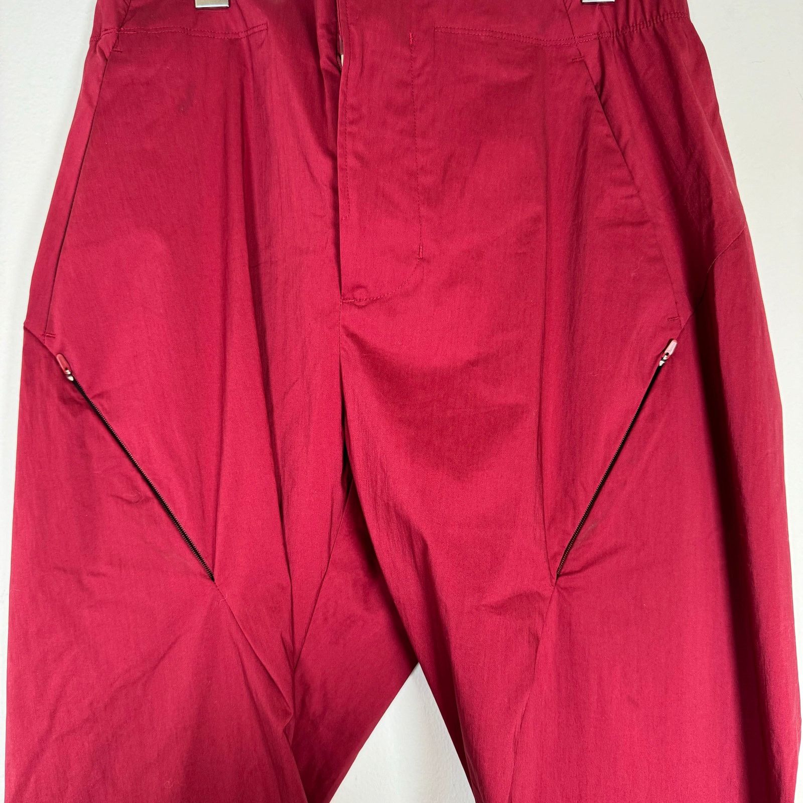POST ARCHIVE FACTION (PAF) Post Archive Faction Burgundy Pants Size M Size US 32 / EU 48 - 2 Thumbnail