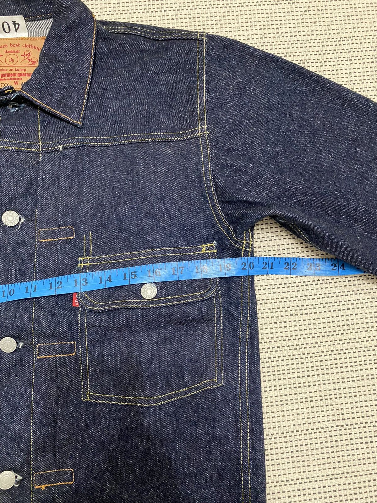 Designer × Handmade 🔥HANDMADE🔥 TYPE 1 JACKET T BACK INSPIRED LEVIS 45-46s Size US M / EU 48-50 / 2 - 8 Thumbnail