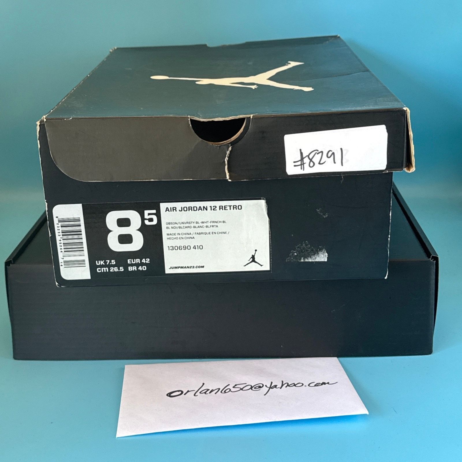 Jordan Brand Air Jordan 12 Retro 'Obsidian' 2012 sz m8.5 Size US 8.5 / EU 41-42 - 9 Thumbnail