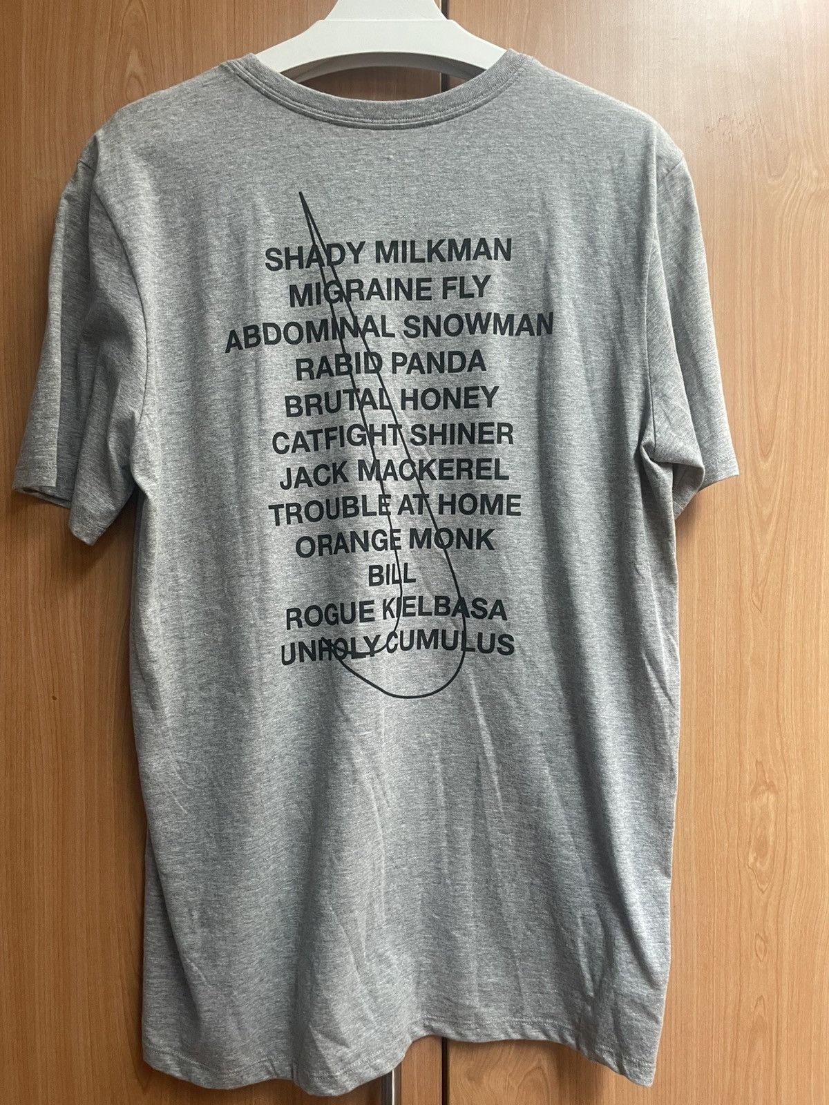 Nike × Off-White Nike x Off White “Presto” Heather Grey Tee Size US L / EU 52-54 / 3 - 6 Thumbnail