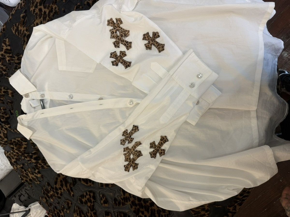 Chrome Hearts Chrome Hearts NEW Special Barths Cross patch shirt xxl Size US XL / EU 56 / 4 - 4 Thumbnail