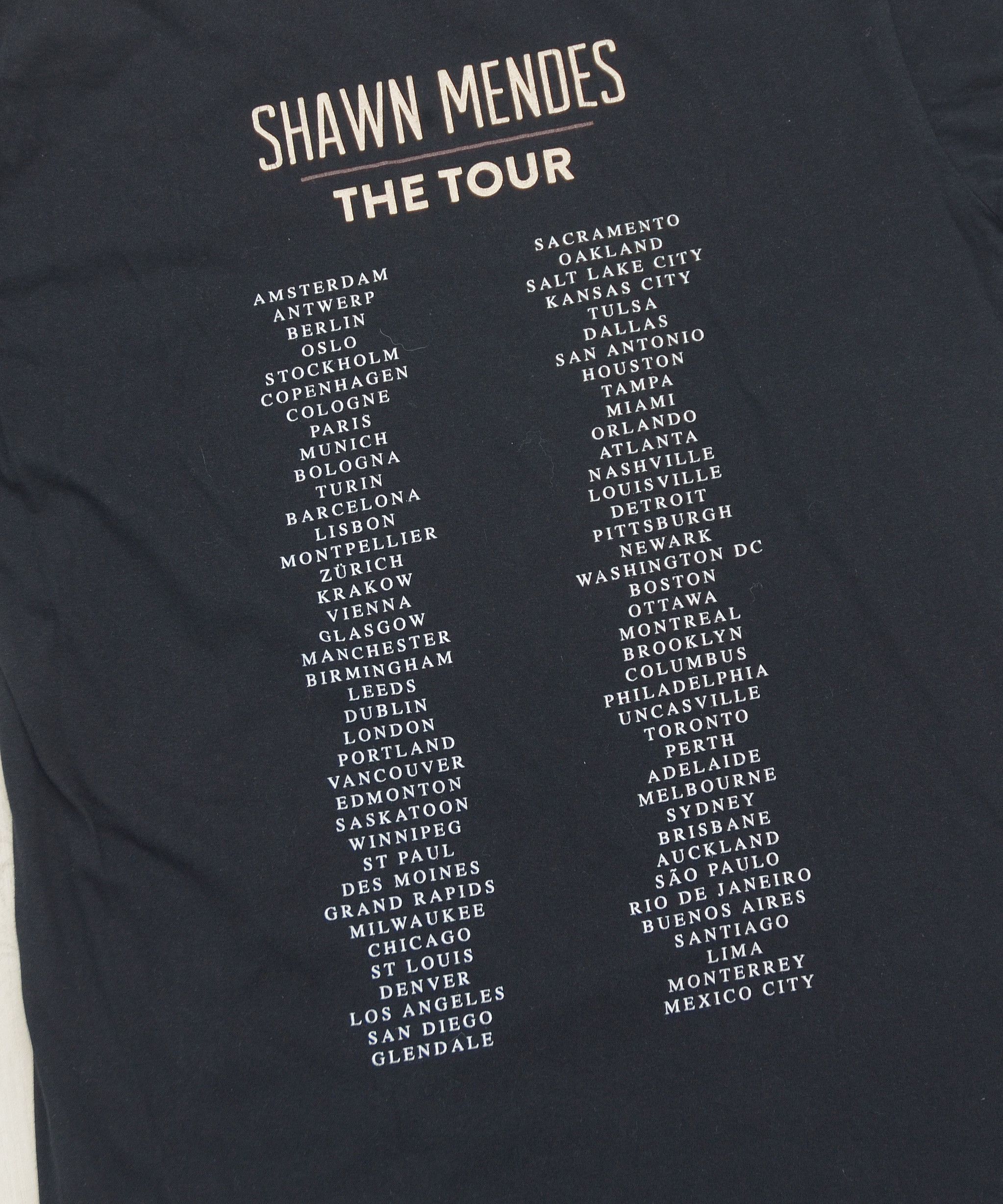 Band Tees Shawn Mendes 2019 tour band t shirt Pop Folk Unisex Size US L / EU 52-54 / 3 - 7 Thumbnail
