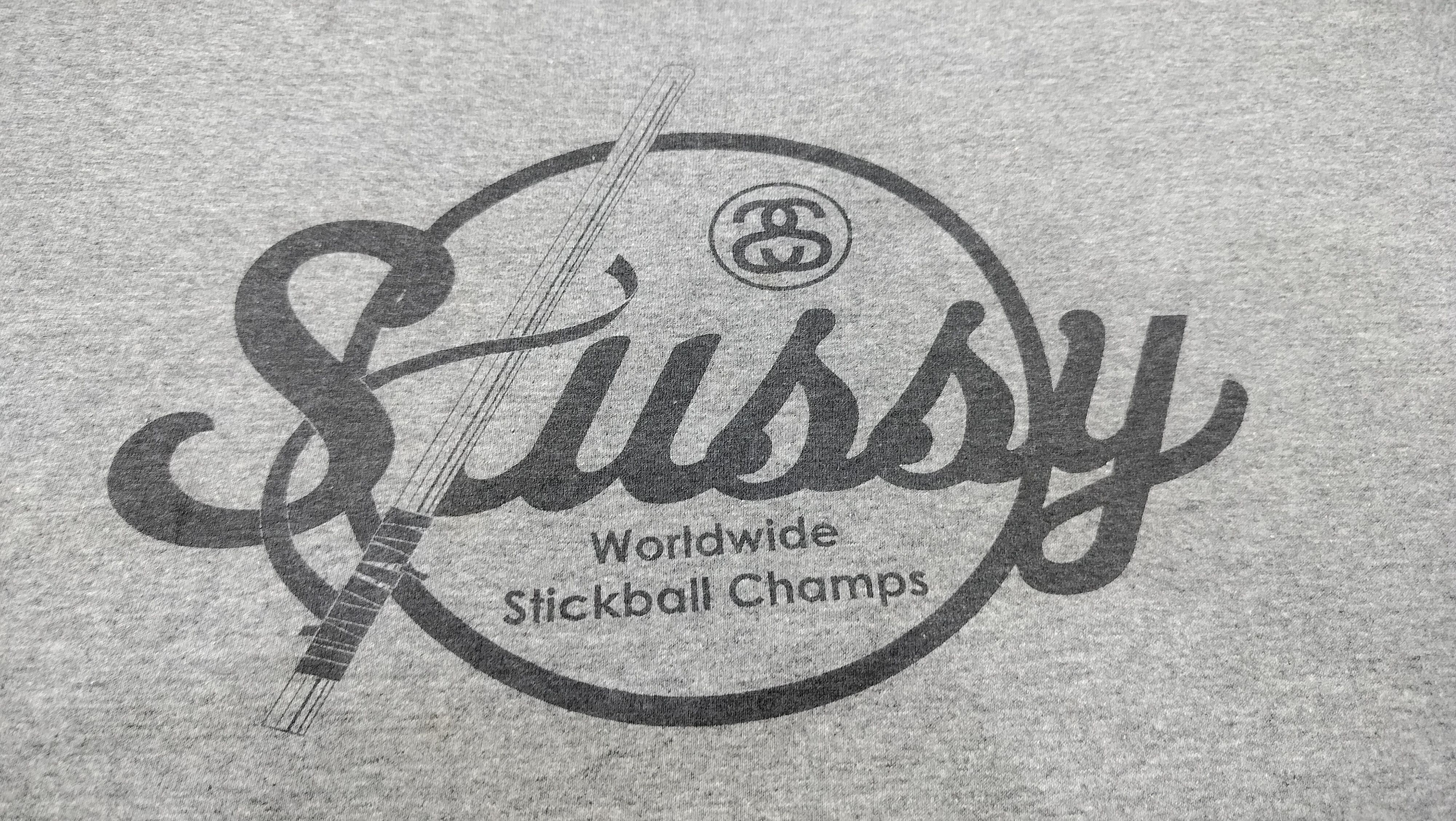 Stussy Vintage y2k Stussy Worldwide Stickball Champs T-shirt Size US L / EU 52-54 / 3 - 2 Thumbnail