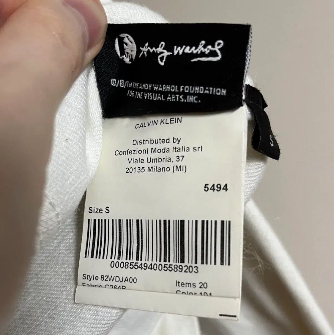 Raf Simons Raf Simons Calvin Klein x And Warhol White Denim Jcket Size US S / EU 44-46 / 1 - 8 Thumbnail