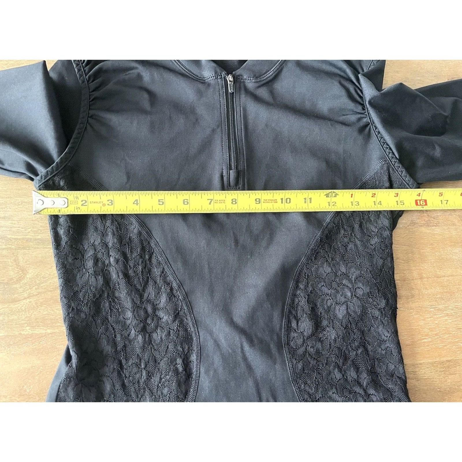 Vintage Vimmia Sweatshirt 1/2 Zip Womens Small Pullover Long Sleeve Top Black Raglan Zip Mock Neck Casual Formal Active Sports Athleisure Performance 1/2 Zip Size S / US 4 / IT 40 - 5 Thumbnail