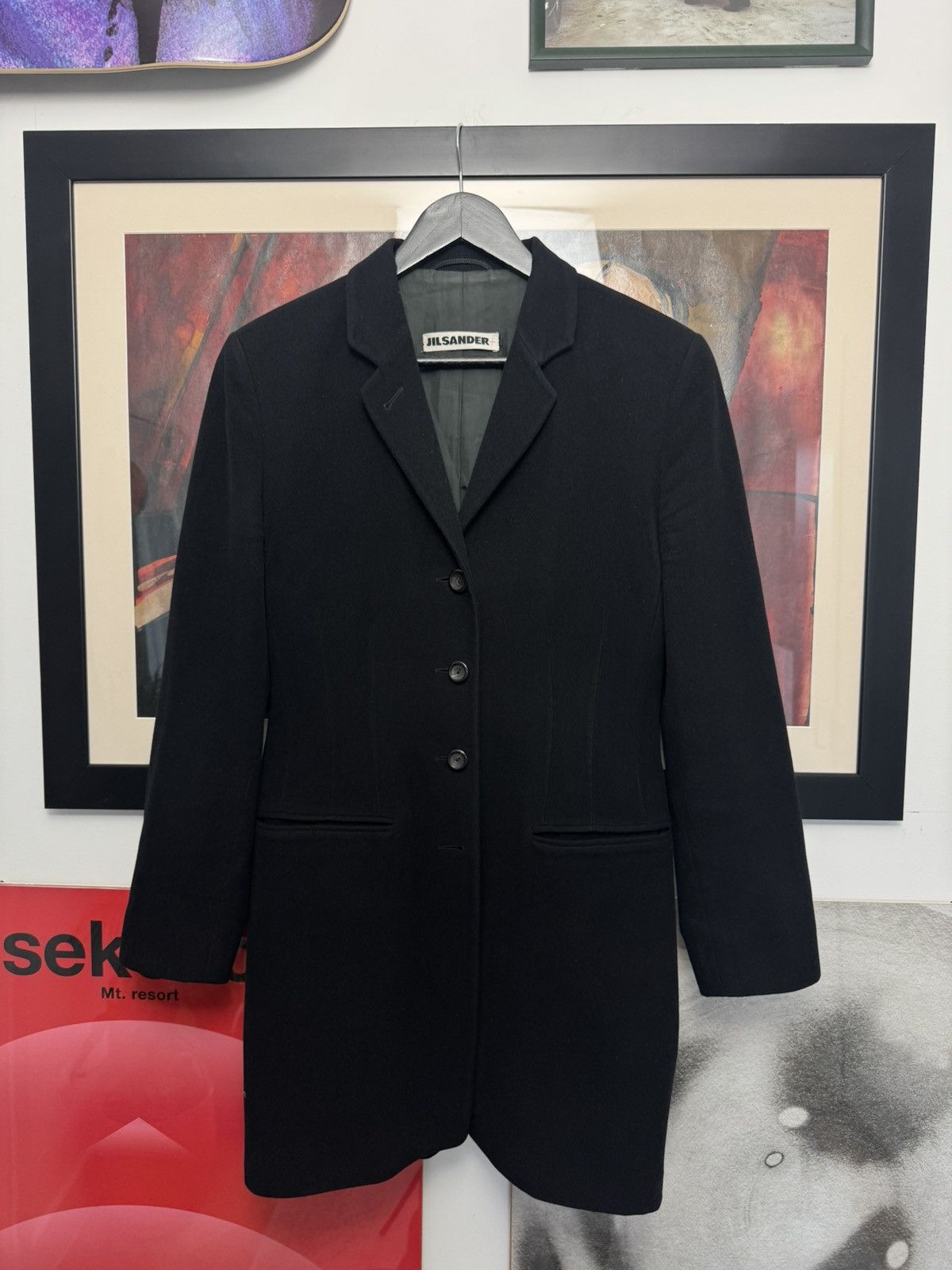 Jil Sander Jil Sander Wool Coat Jacket Designer Luxury High End Rare Size XS / US 0-2 / IT 36-38 - 1 Thumbnail