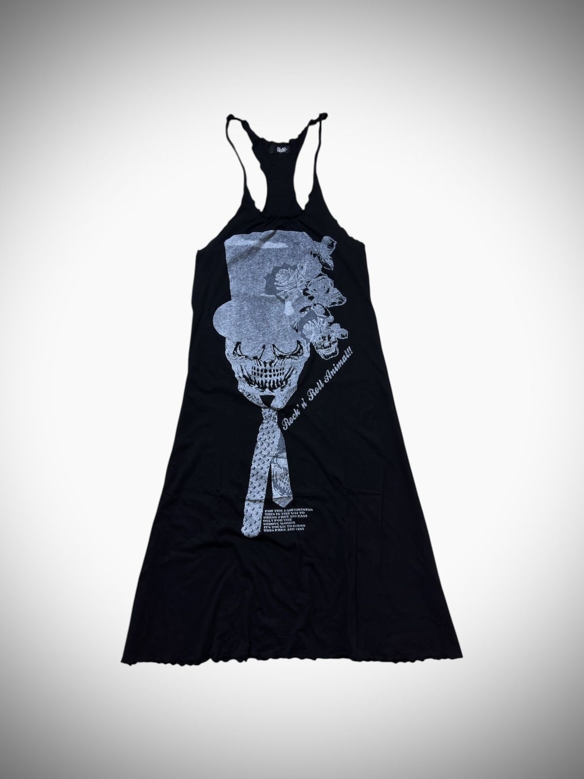 Japanese Brand Glad News - Skull Maxi Dress Size S / US 4 / IT 40 - 1 Thumbnail