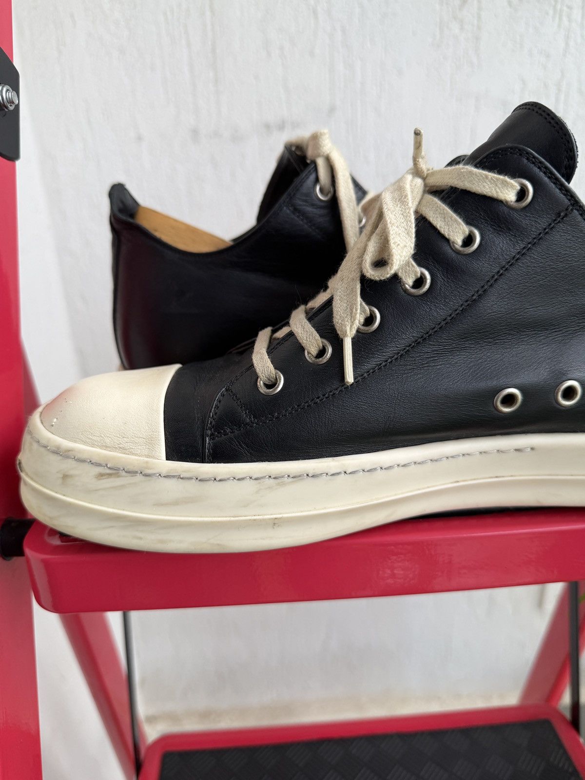 Rick Owens Mainline leather Ramones Size US 9.5 / EU 42-43 - 15 Thumbnail