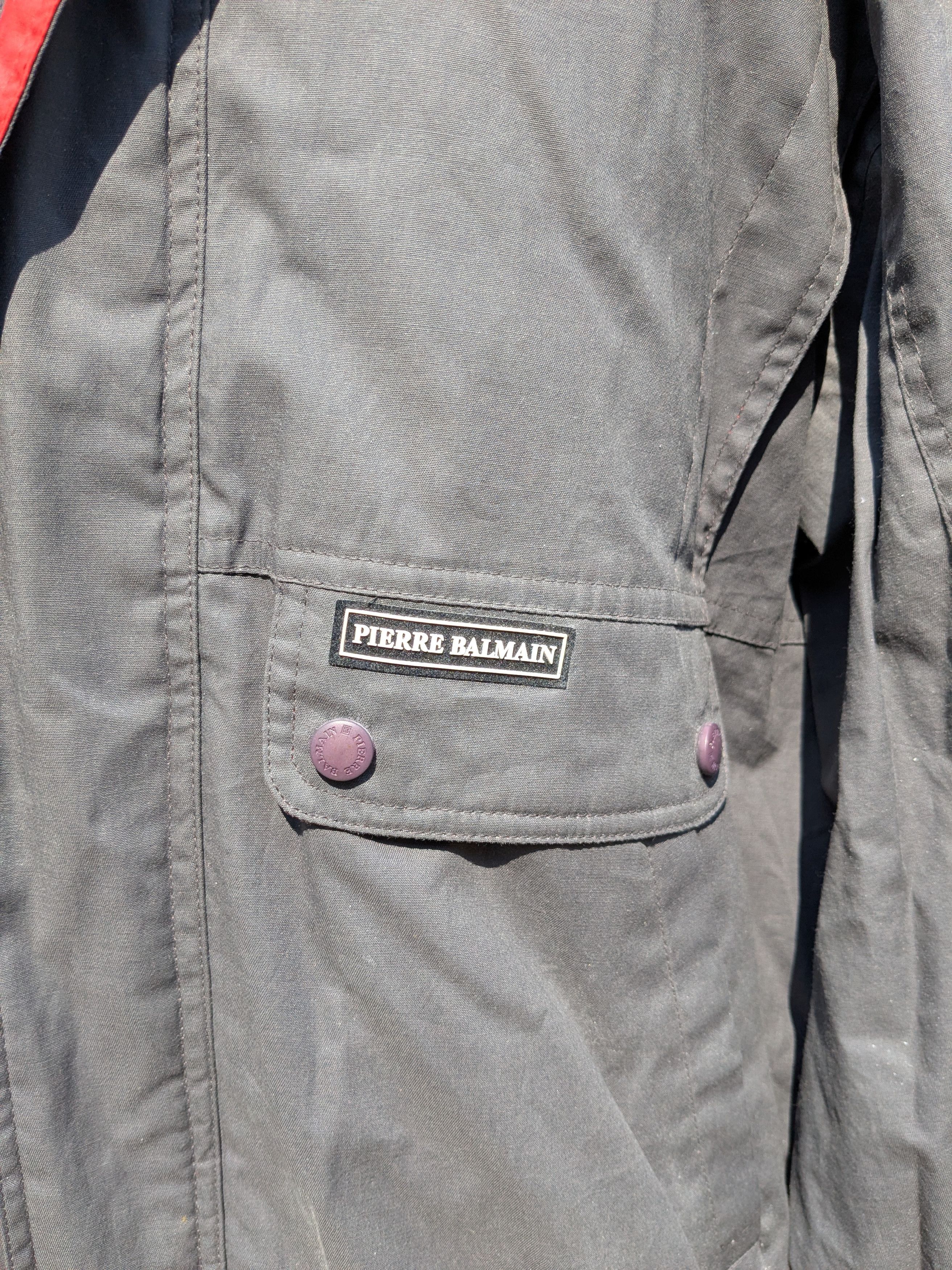 Pierre Balmain VTG 1990's Pierre Balmain Zip-Up Windbreaker Coat Jacket Size US M / EU 48-50 / 2 - 9 Thumbnail