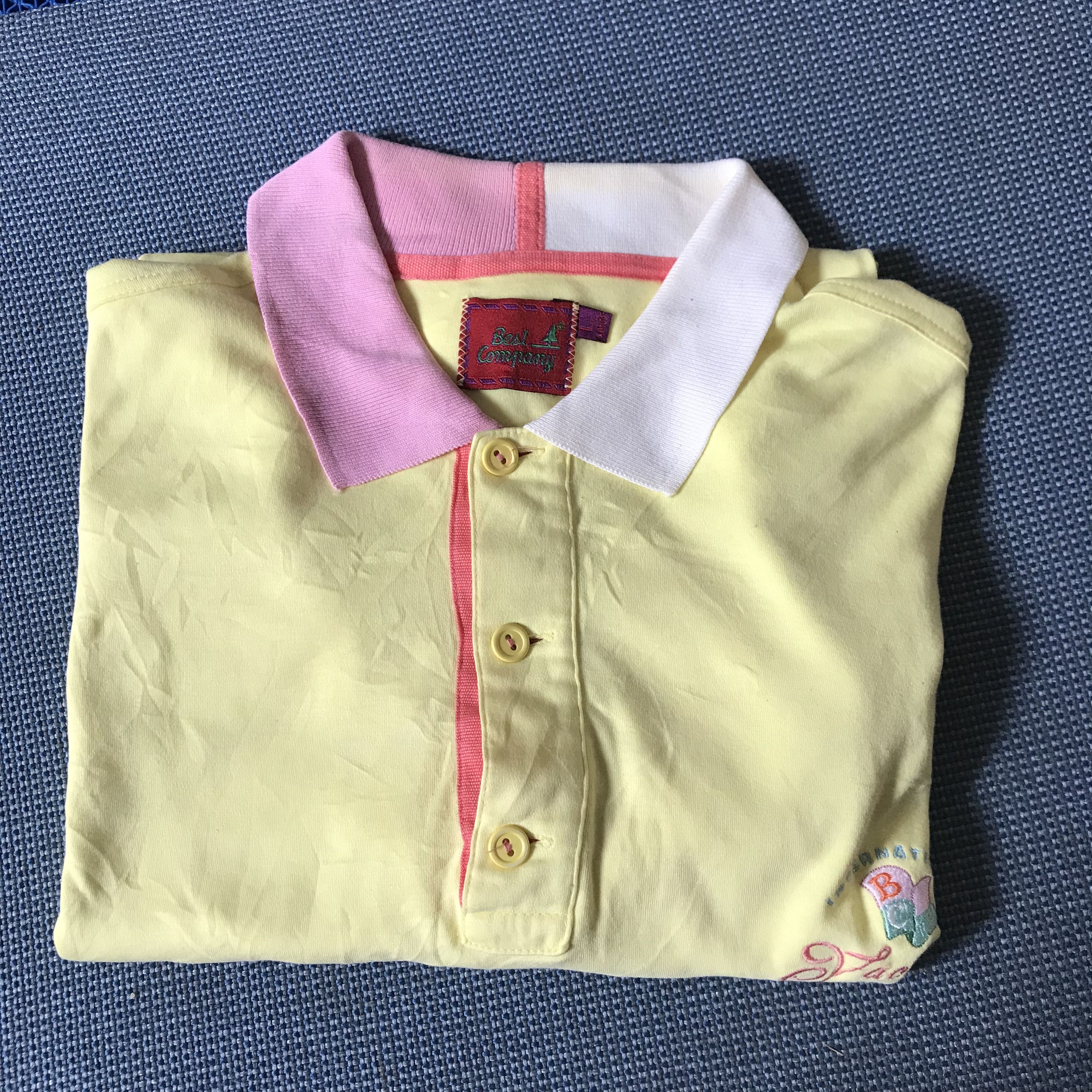 Vintage Vintage Best Company Italian Paninaro History Polo shirt Size US L / EU 52-54 / 3 - 4 Thumbnail