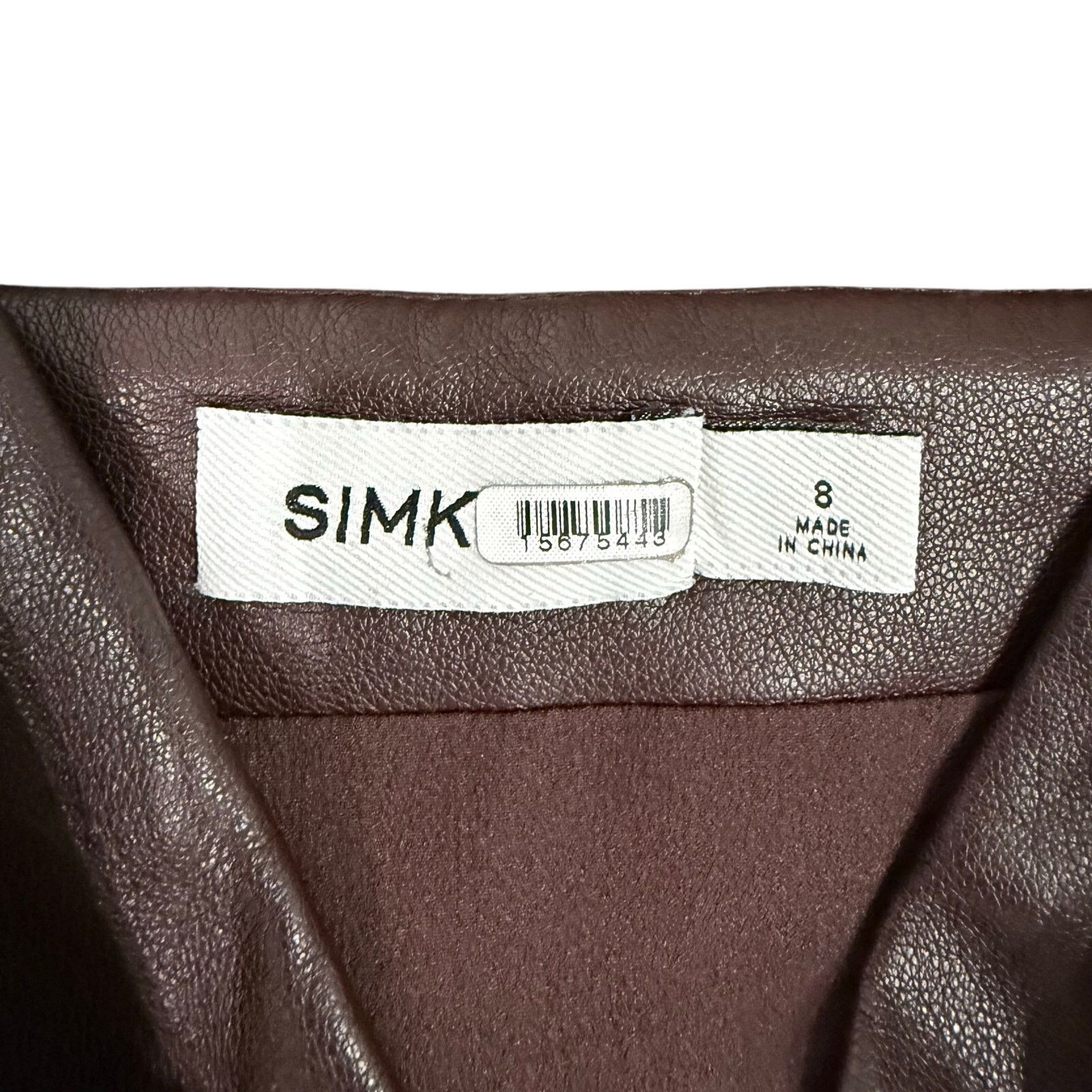 Jonathan Simkhai SIMKHAI Carkee Leather Fringe Dress in Brown, Size US 8 Size M / US 6-8 / IT 42-44 - 6 Thumbnail