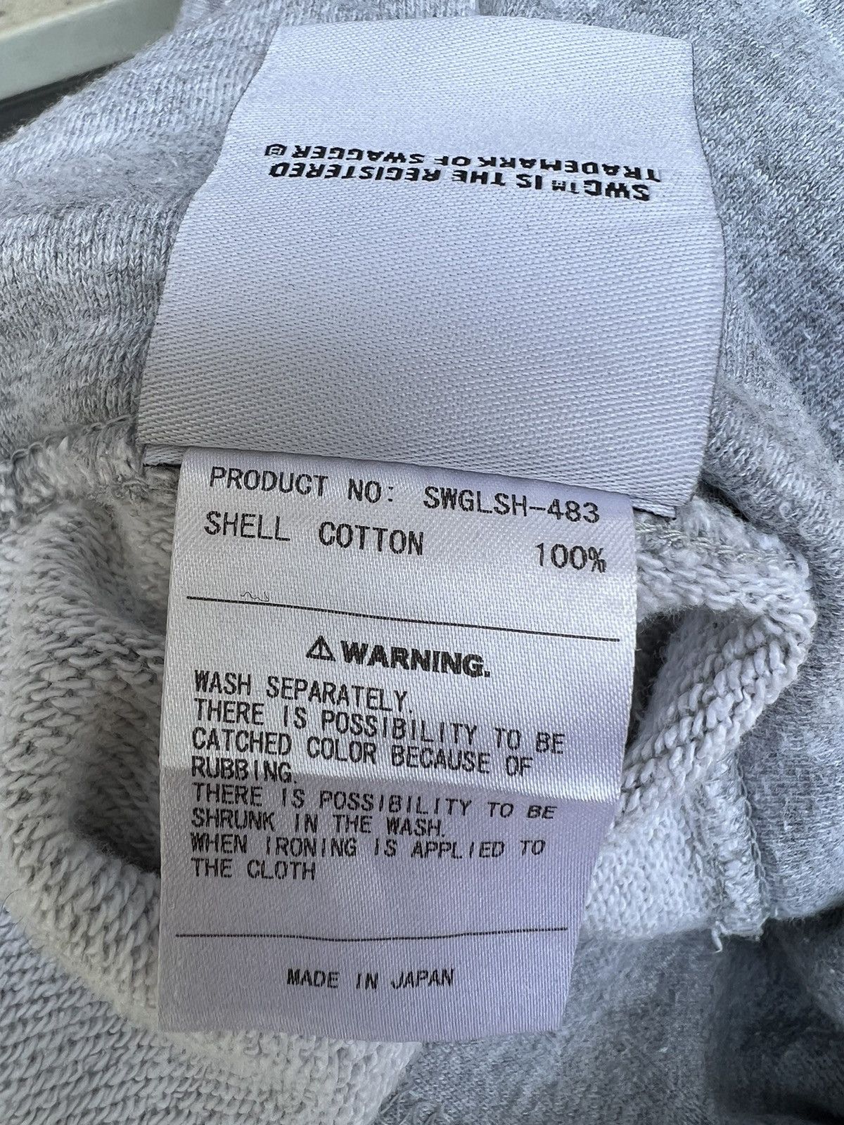 Swagger Swagger Japan Flames Spell Out Grey Hoodies Size US L / EU 52-54 / 3 - 15 Thumbnail