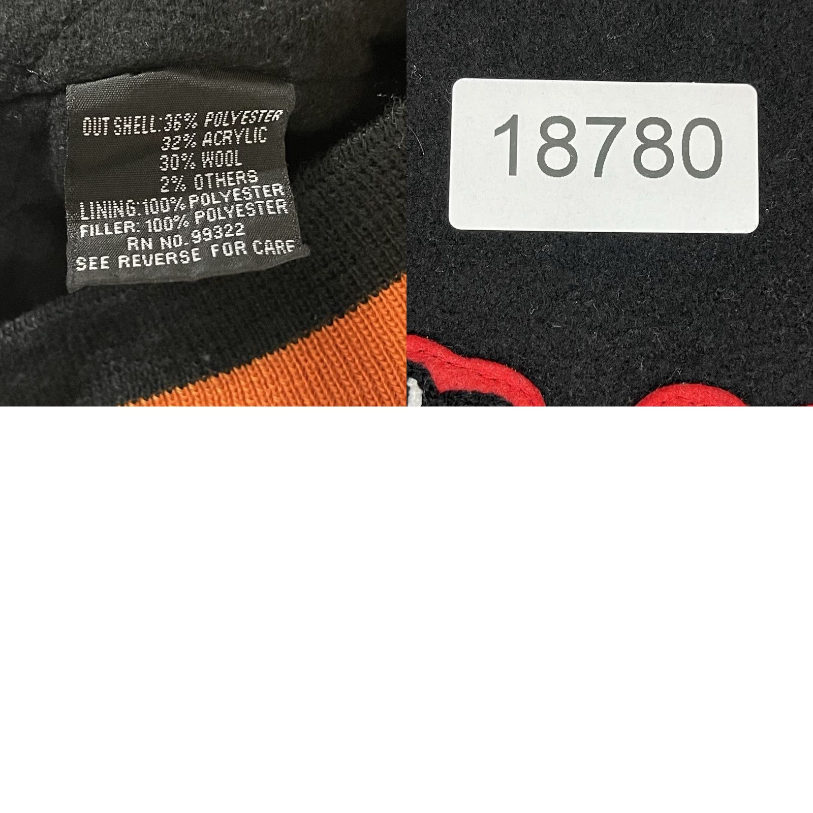 Vintage VINTAGE JC Freeman & Sons Jacket Mens 4XL Black Wool Varsity Jacket Baseball Logo Em broidered Button 80s 90s College Outdoor Mens Size US XXL / EU 58 / 5 - 9 Thumbnail