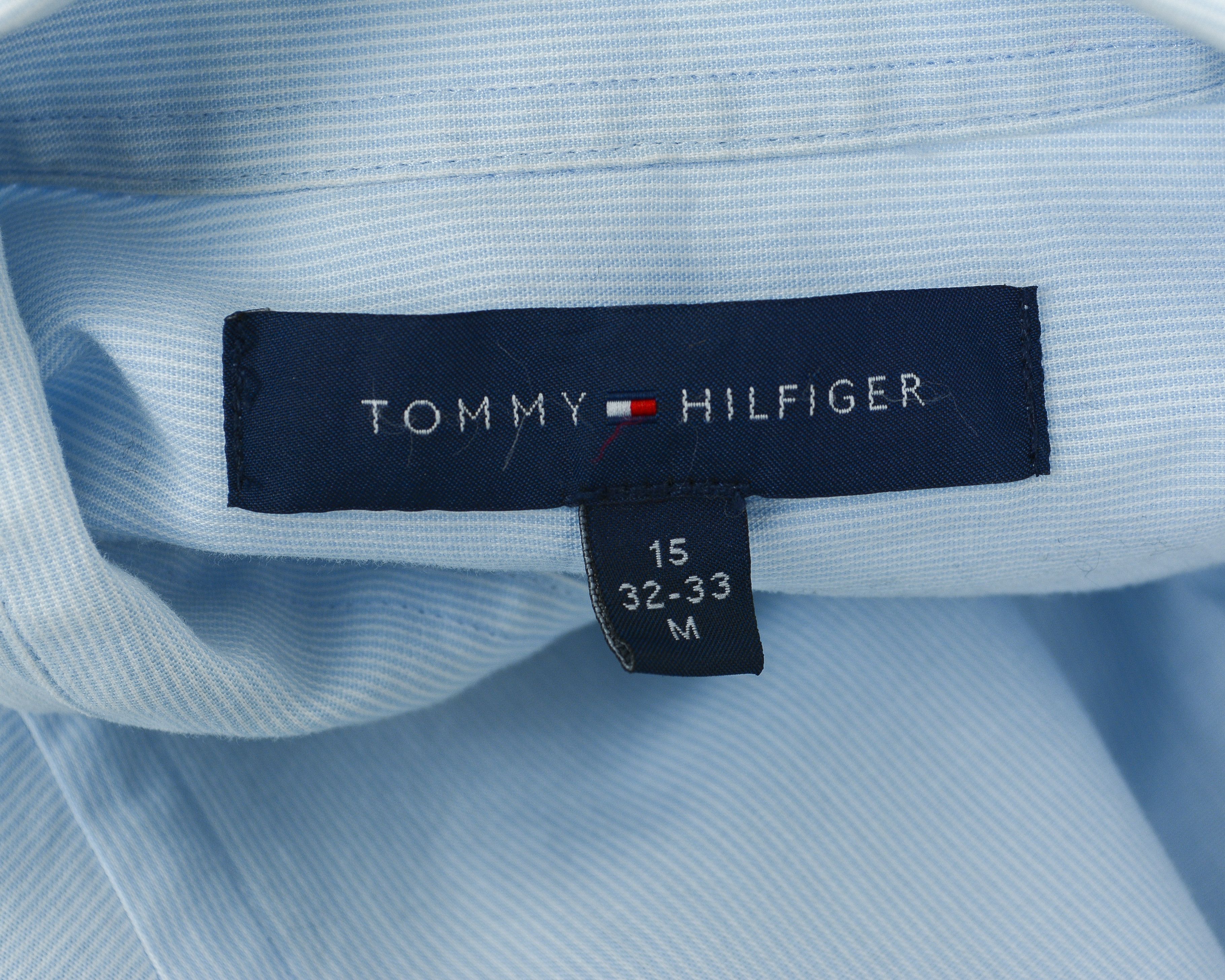 Tommy Hilfiger TOMMY HILFIGER Shirt Long Sleeve Button up Pinstriped Size US M / EU 48-50 / 2 - 5 Thumbnail