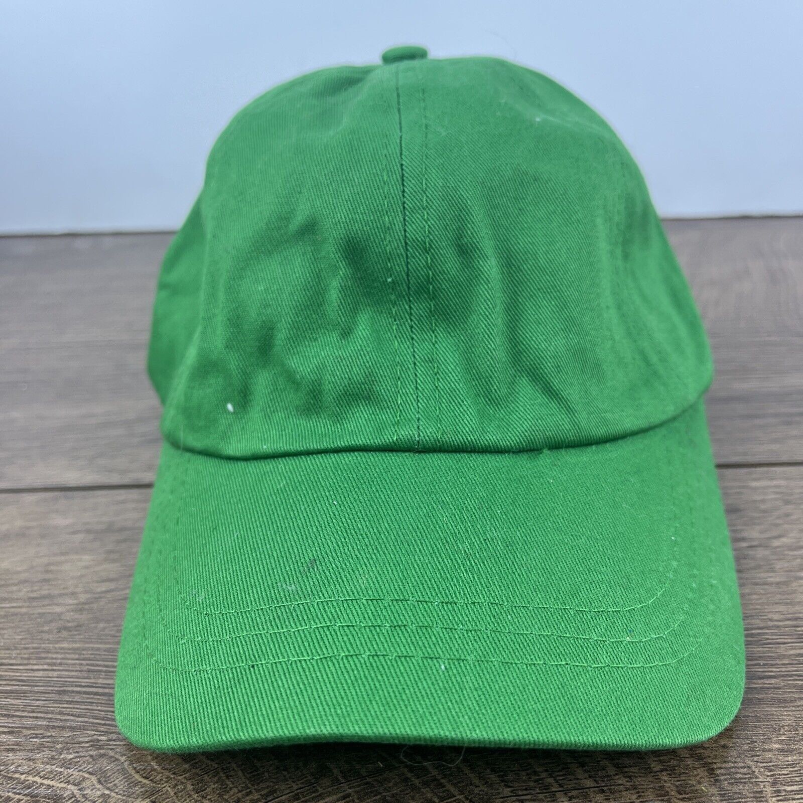 Other Green Baseball Cap Green Hat Adjustable Adult Size Hat Green Size ONE SIZE - 2 Thumbnail