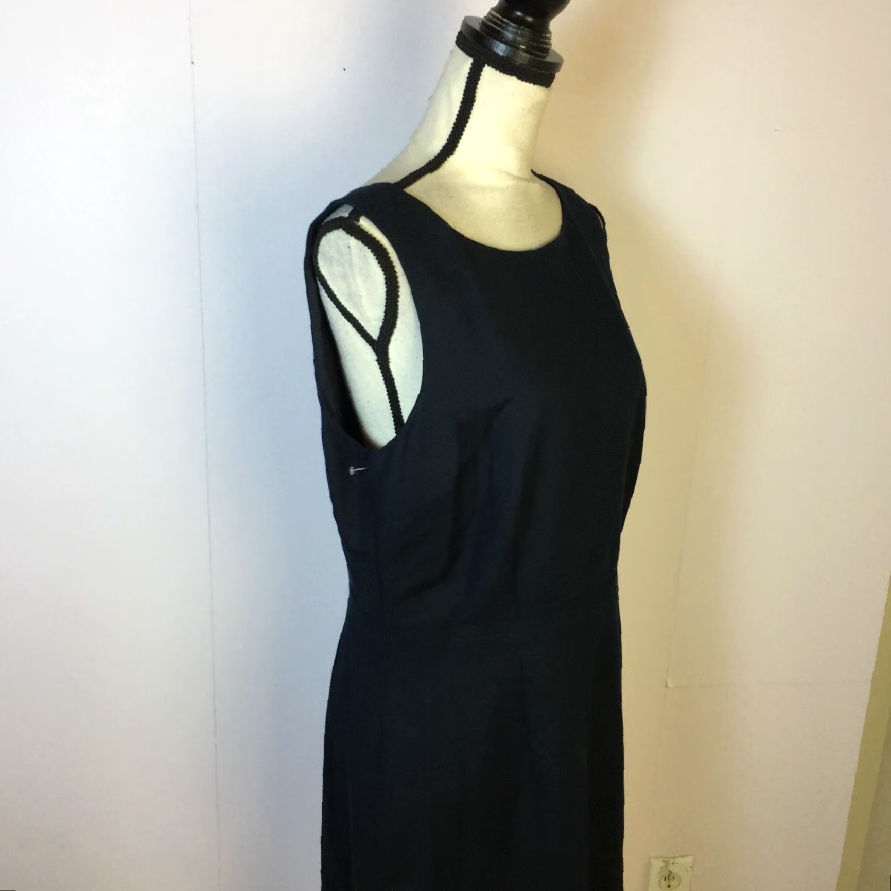 banana republic blue sheath dress Banana Republic 70's Dress Blue Size 4 SKU 000197-1 – Designers On A Dime main image 0