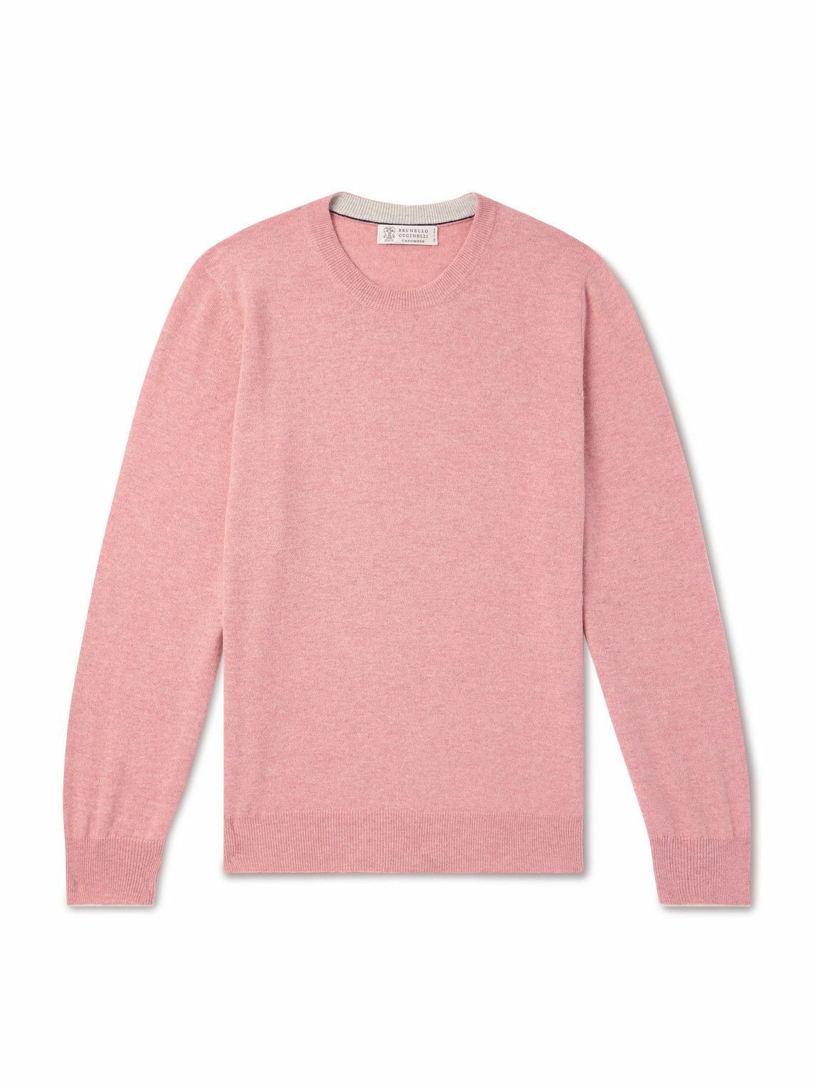 Brunello Cucinelli o1y0526 Crewneck Sweater in Pink Size US M / EU 48-50 / 2 - 1 Thumbnail
