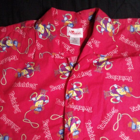 Other Vintage Y2K Hostess Twinkie The Kid Hawaiian Shirt Size US XL / EU 56 / 4 - 1 Thumbnail
