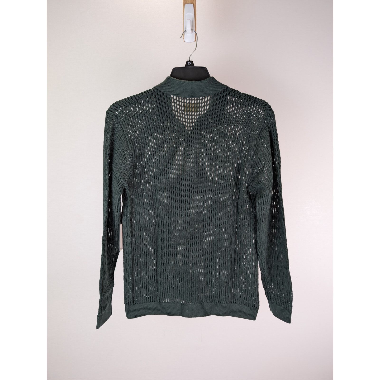 Aime Leon Dore o1rshd1 Long Sleeve Mesh Polo Shirt in Scarab Green Size US S / EU 44-46 / 1 - 9 Thumbnail