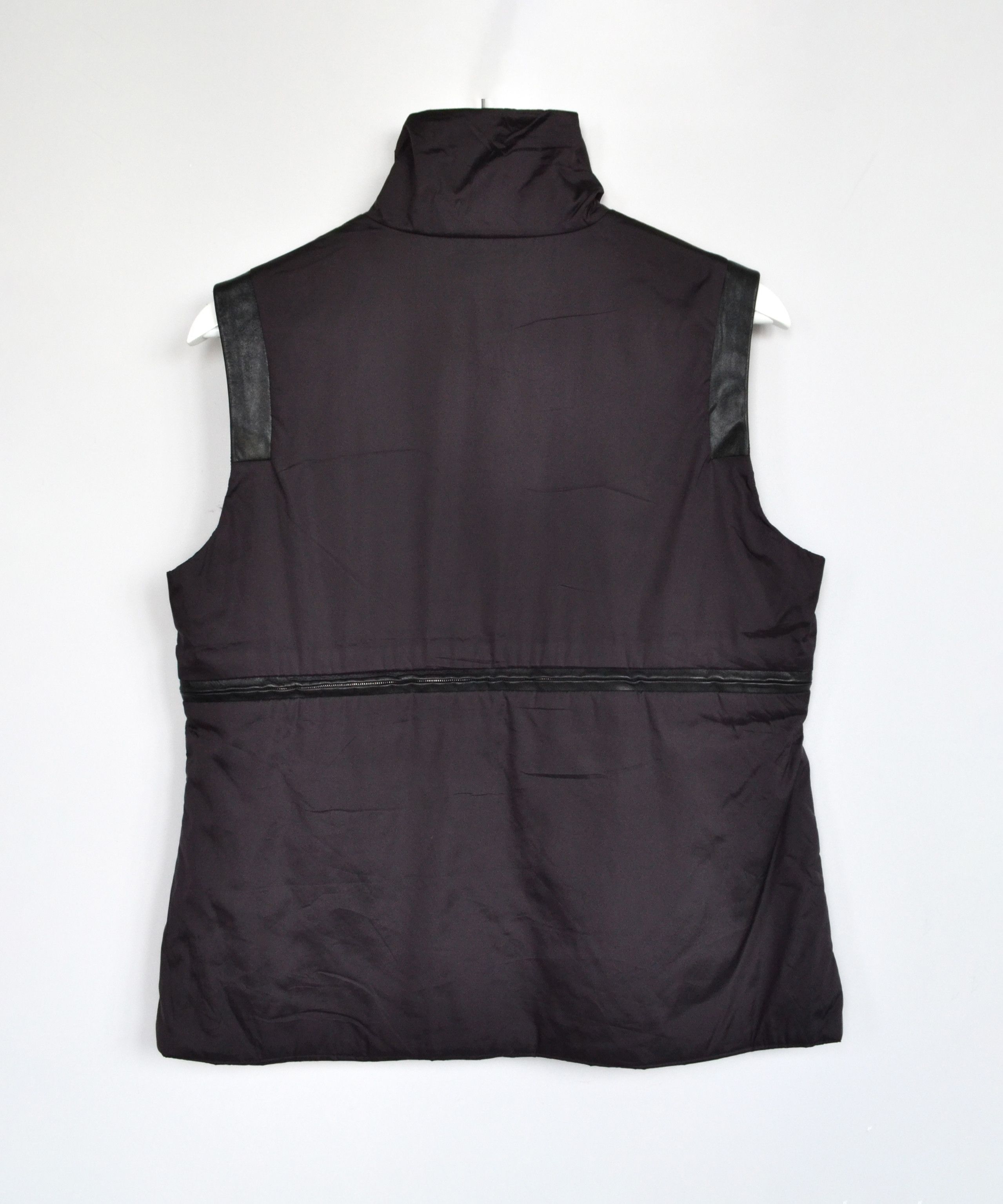 Jil Sander JIL SANDER Vest Jacket Vintage Nylon Leather RAF SIMONS Size US S / EU 44-46 / 1 - 3 Thumbnail
