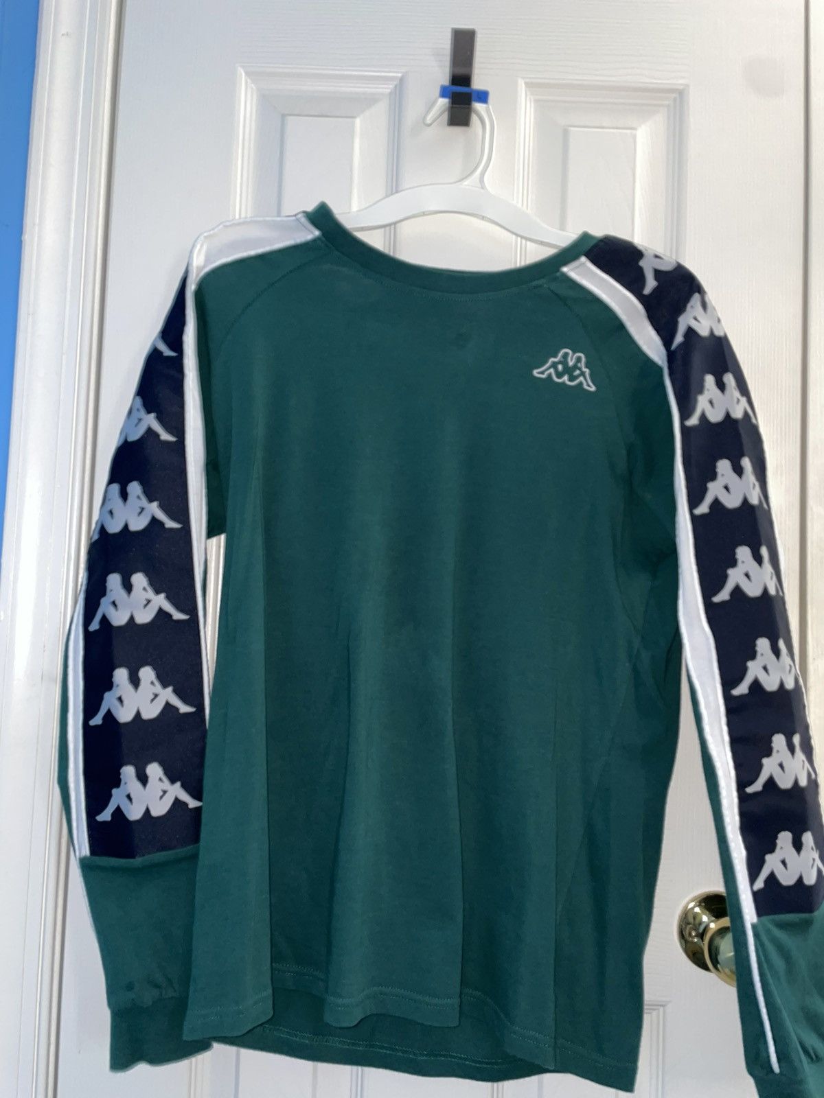 Kappa Kappa Logo Tape Long Sleeve Shirt – Green – Size M Size US M / EU 48-50 / 2 - 1 Thumbnail