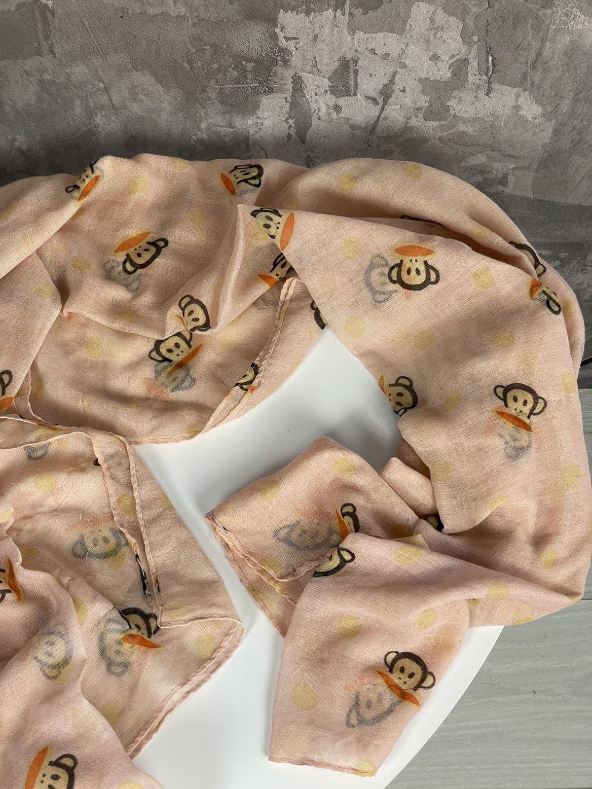 Japanese Brand × Paul Frank × Vintage Vintage Multi Logo Face Paul Frank Big Scarf Size ONE SIZE - 3 Thumbnail
