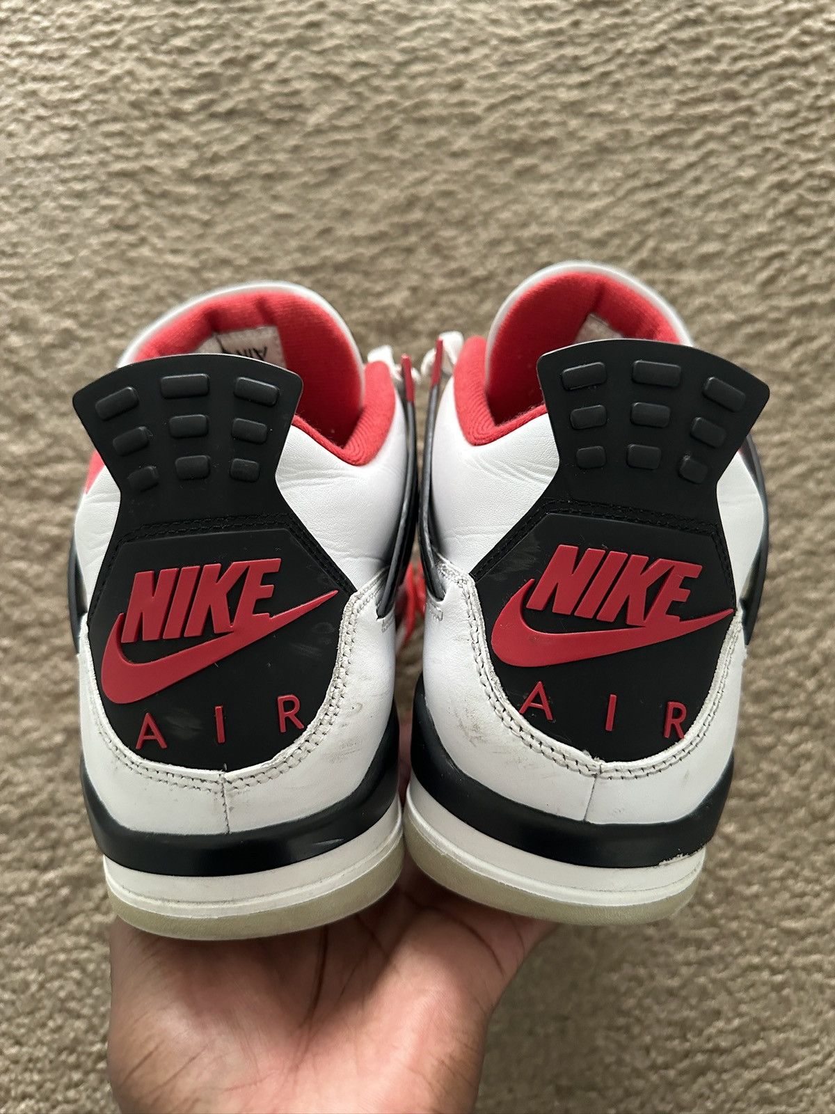 Jordan Brand × Nike Jordan 4 Retro Fire Red Size US 13 / EU 46 - 5 Thumbnail