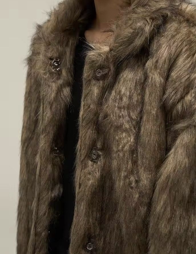 Japanese Brand Fluffy Fur Outerwear Coat Size US XL / EU 56 / 4 - 4 Thumbnail