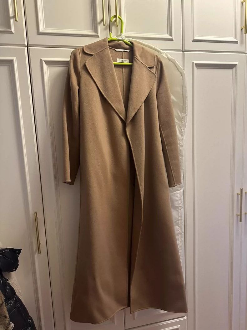 Max Mara MaxMara Long Brown Wool Coat -dmc Size US M / EU 48-50 / 2 - 1 Thumbnail