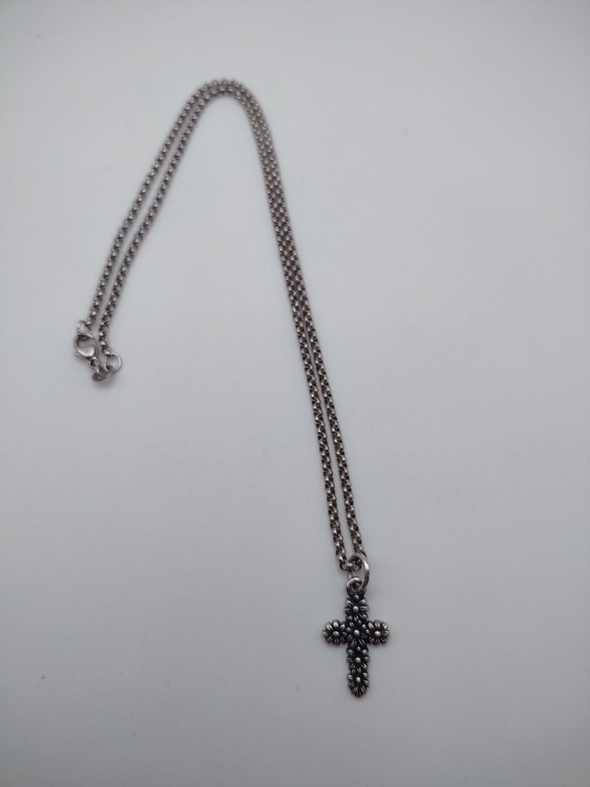 Other James Avery Sterling Blossom Cross Pendant 16" Chain Size ONE SIZE - 1 Thumbnail