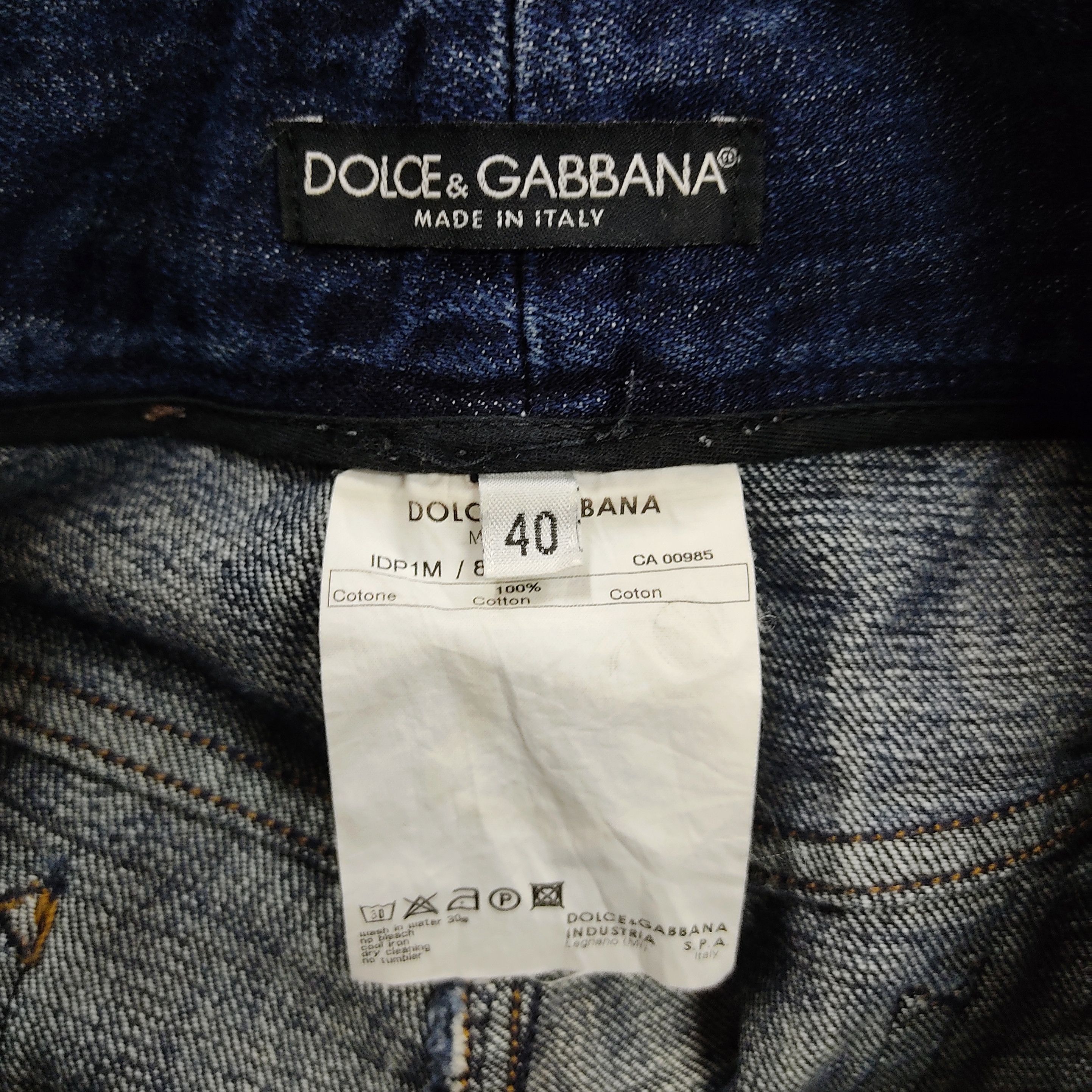 Dolce & Gabbana Dolce & Gabbana Washed Denim Pants Size 32" / US 10 / IT 46 - 12 Thumbnail