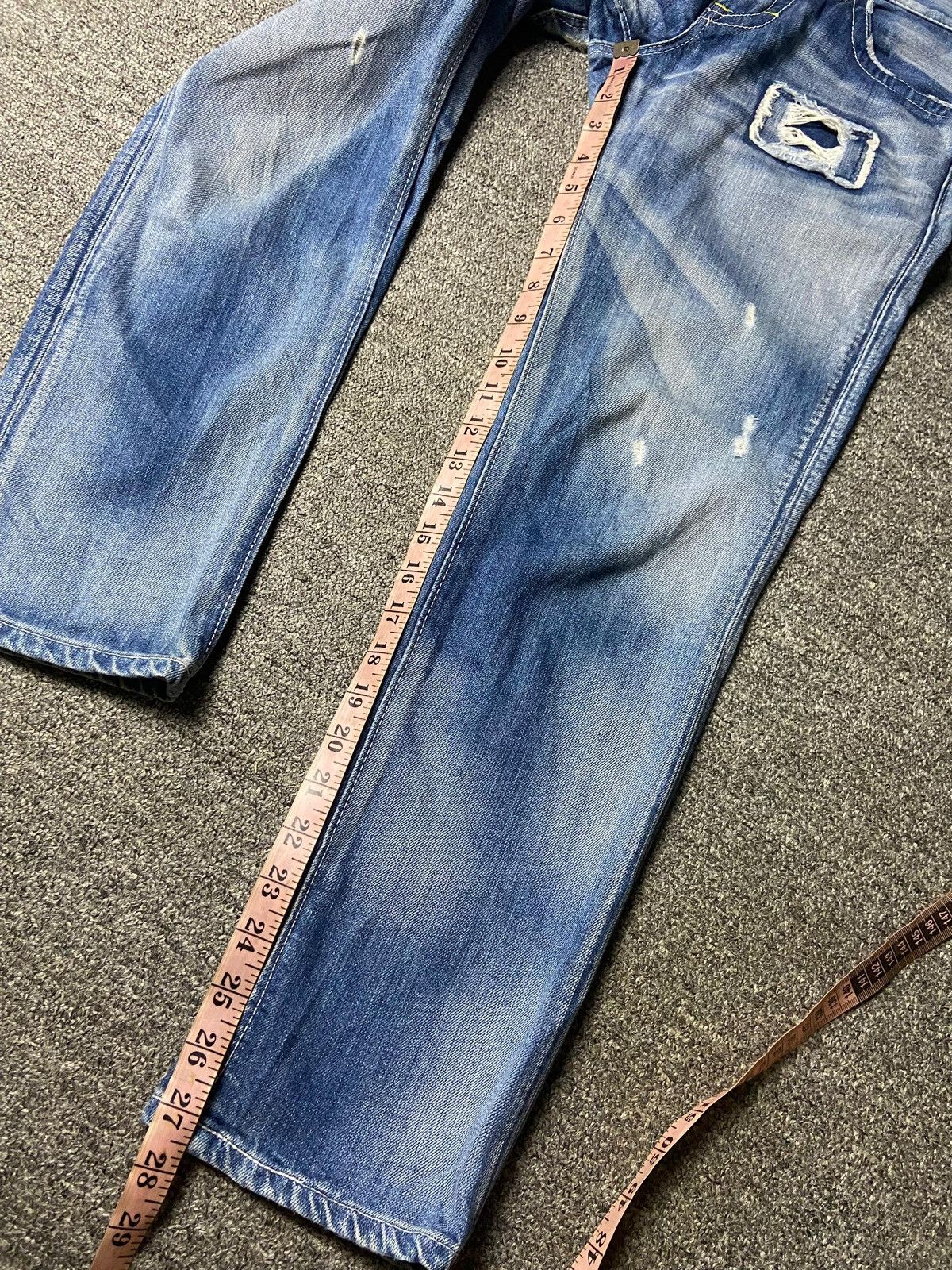 Edwin Edwin + Vienus Something Distressed Denim Jeans (171) Size US 30 / EU 46 - 8 Thumbnail