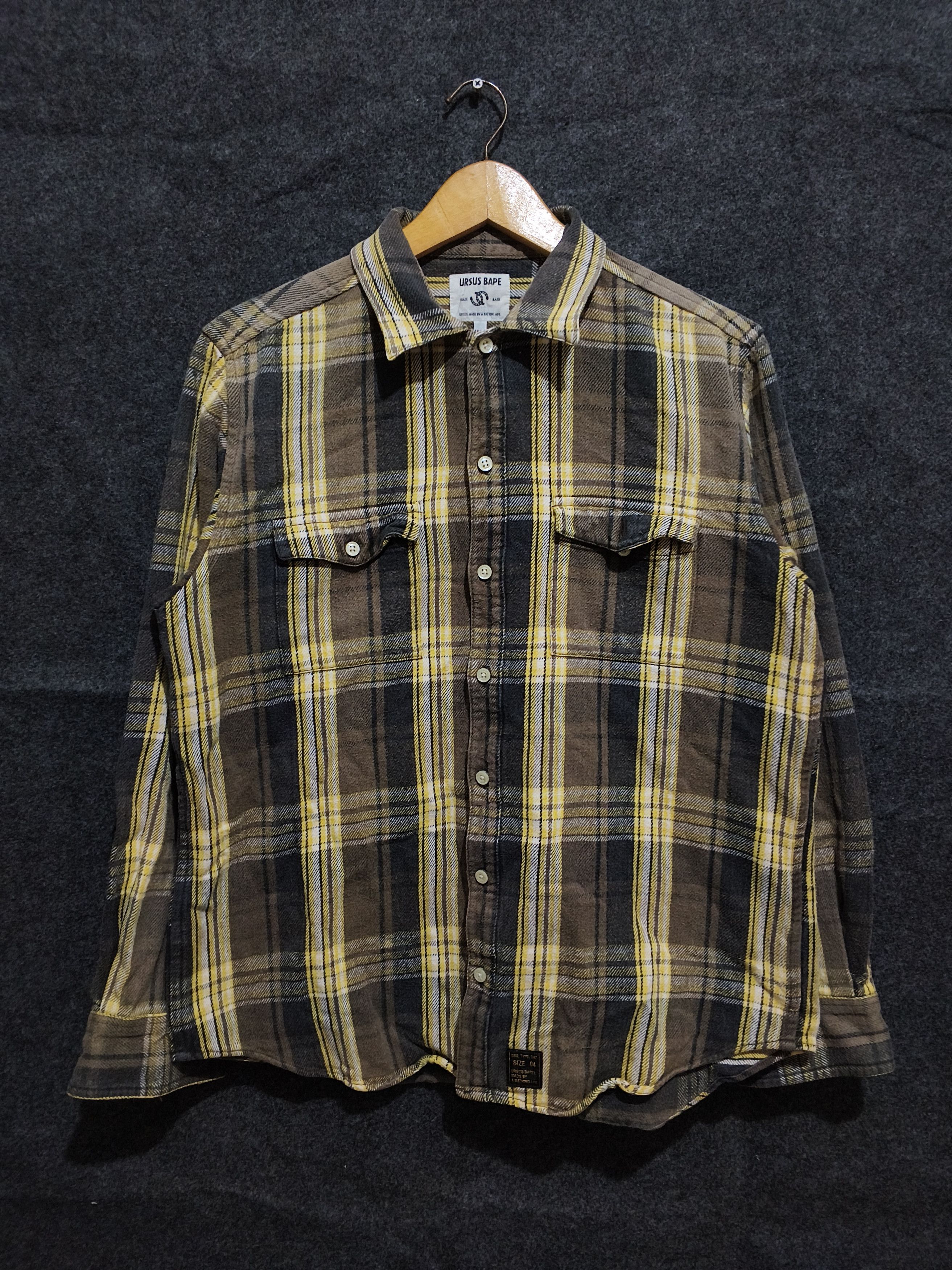 Bape URSUS BAPE Plaid Flannel Shirt Size US XL / EU 56 / 4 - 1 Thumbnail