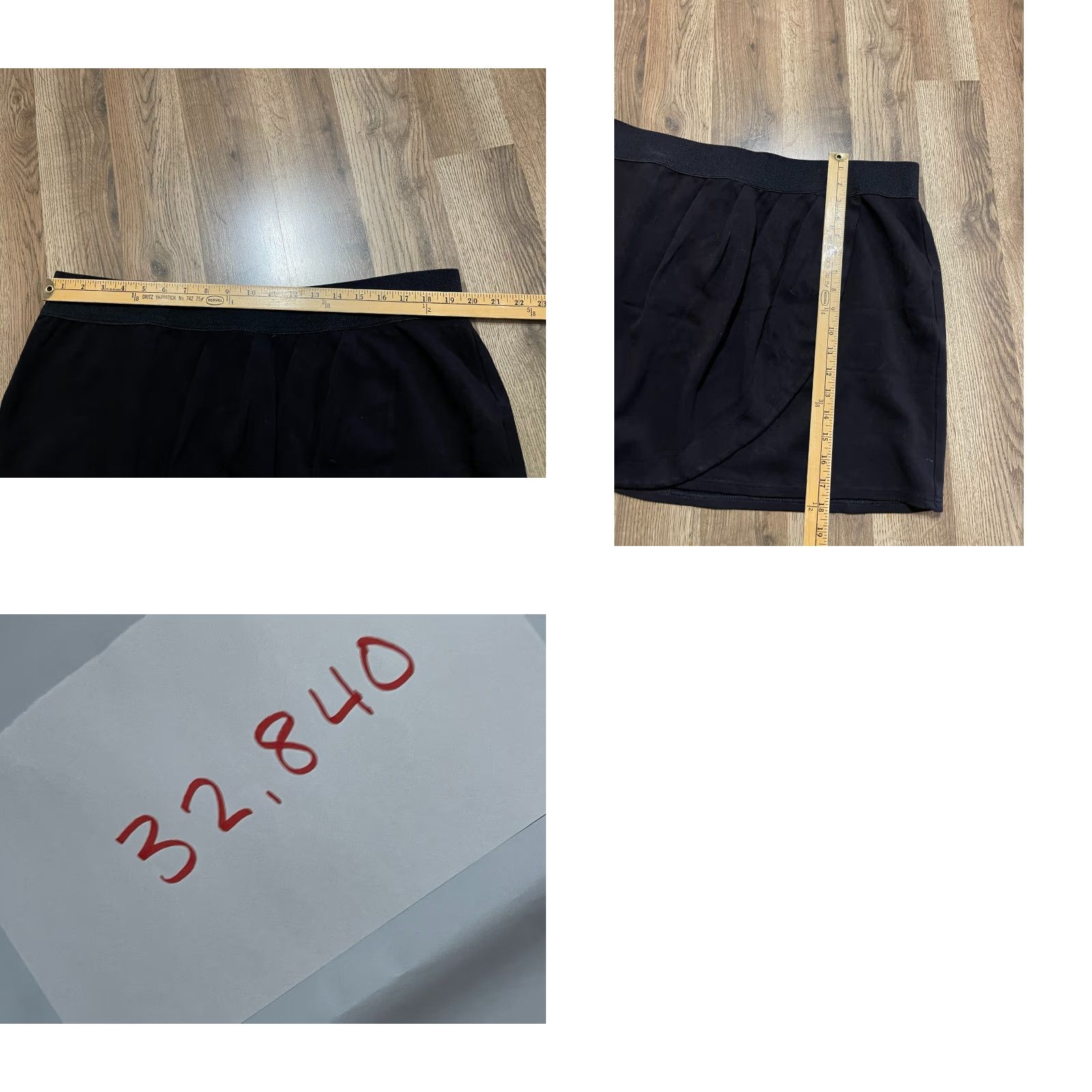 Alfani Alfani Skirt Women's Plus 1X Black Mini Back Zip Up Casual 1X Skirt Womens Black Mini 90s? Size 40" / US 18 - 8 Thumbnail