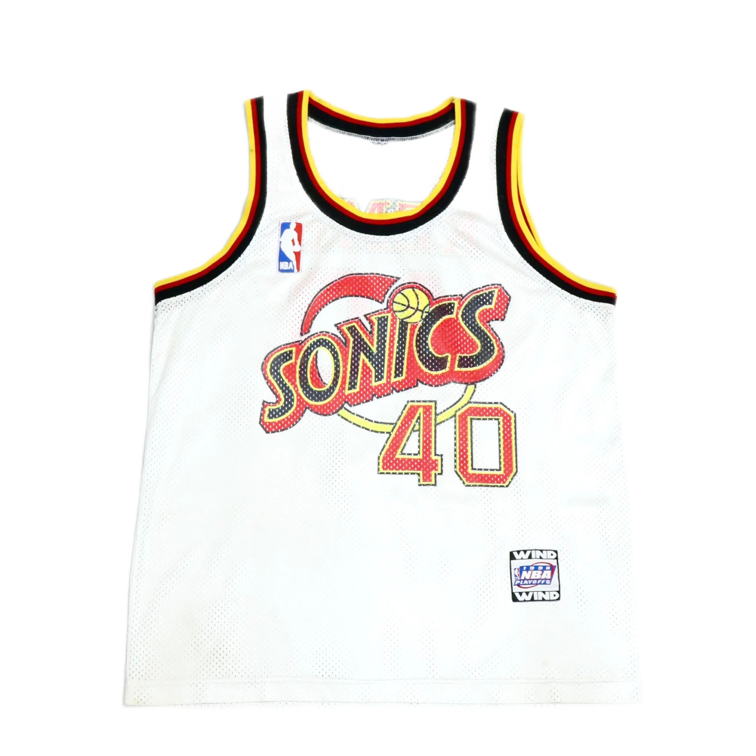 NBA 1998 NBA Sonics by Wind Tank Top Size US XL / EU 56 / 4 - 1 Thumbnail