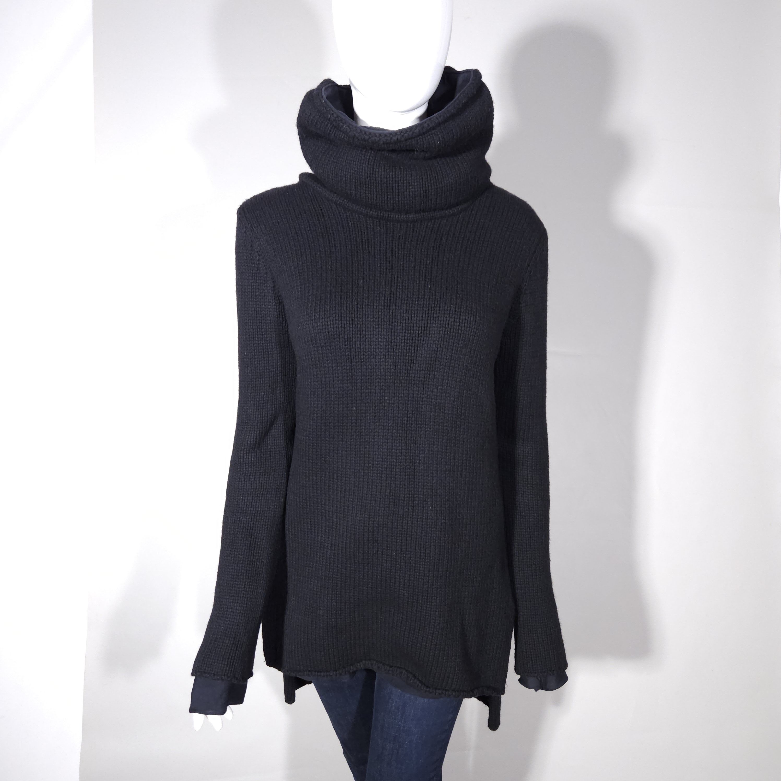 Thom Krom Thom Krom Wool Sweater Knit High Tube Neck Lined size S Size S / US 4 / IT 40 - 1 Thumbnail