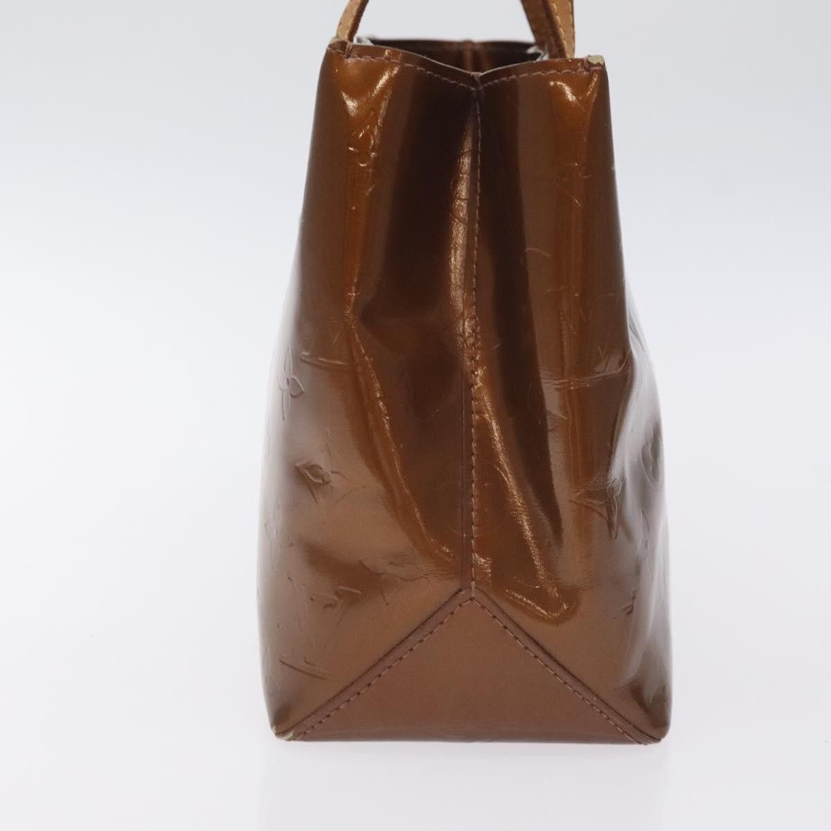 Louis Vuitton LOUIS VUITTON Monogram Vernis Reade PM Hand Bag Bronze Size ONE SIZE - 3 Thumbnail