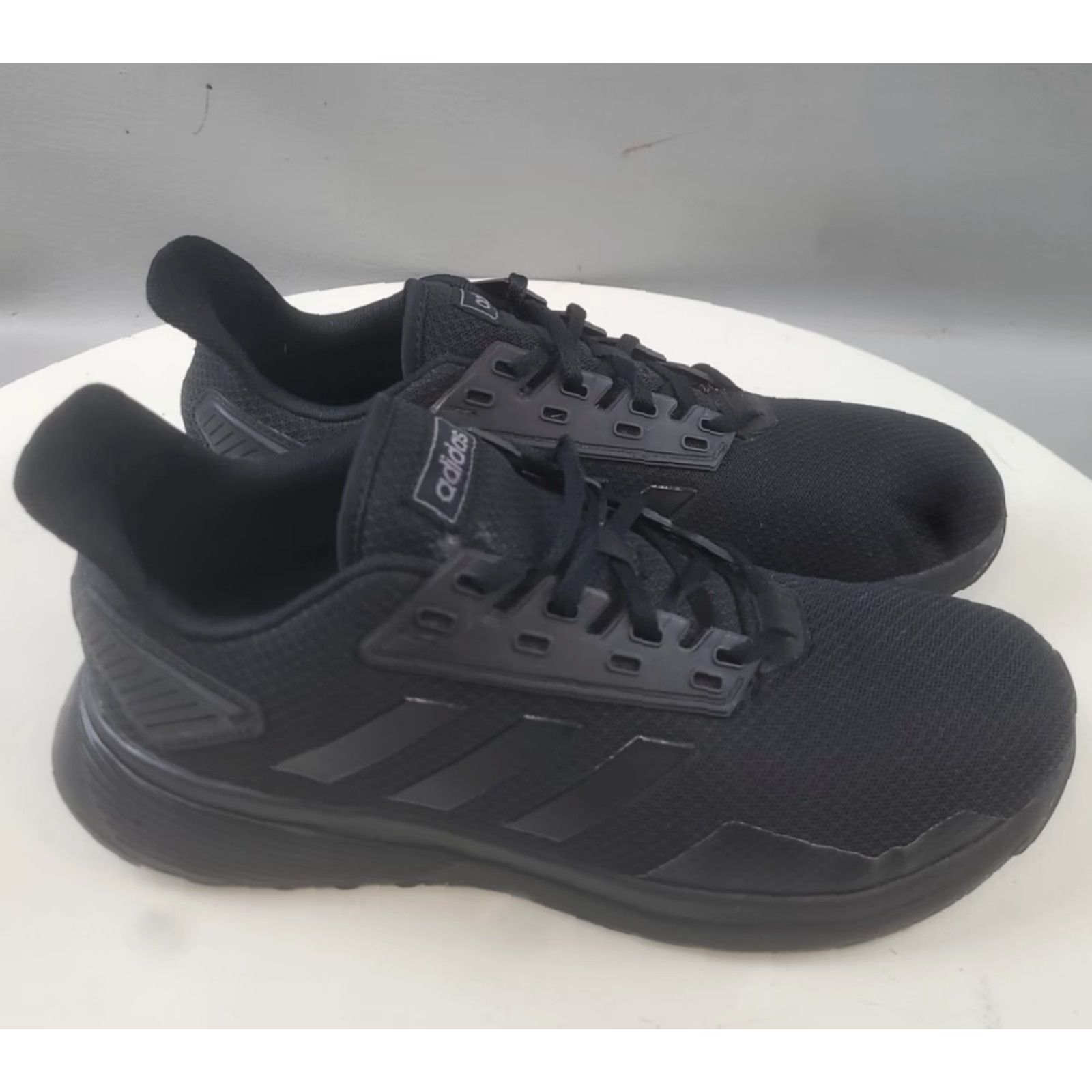 Adidas Adidas Duramo Sneaker Men B96578 Triple Black Size 8.5 EU 42 US 8.5 Running Lightly Used Size ONE SIZE - 4 Thumbnail
