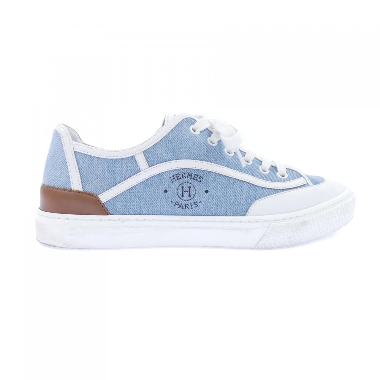 Hermes Hermes Hermes Get HERMESPARIS Sneakers Leather Shoes DUTY FREE for USA Size ONE SIZE - 1 Thumbnail