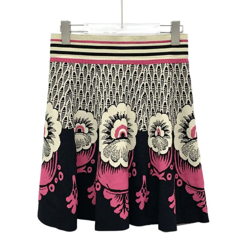 Valentino Valentino Colorful Women's Midi Skirt 0089 Size 26" / US 2 / IT 38 - 1 Thumbnail