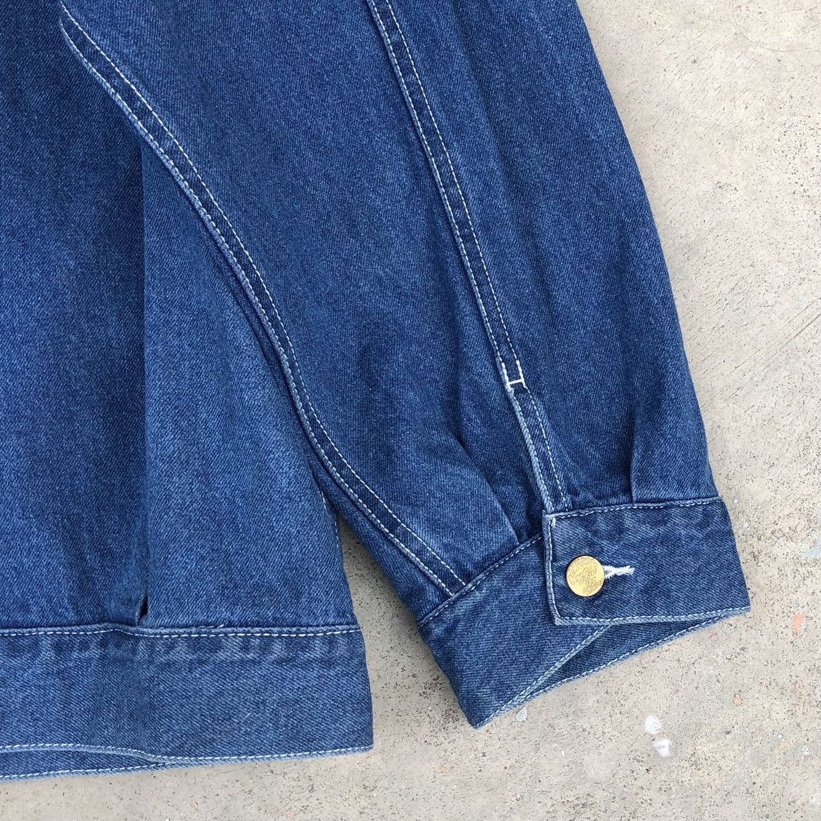 Vintage Vintage Minoya Co.Man Baggy Denim Jacket With Pockets Size US L / EU 52-54 / 3 - 9 Thumbnail