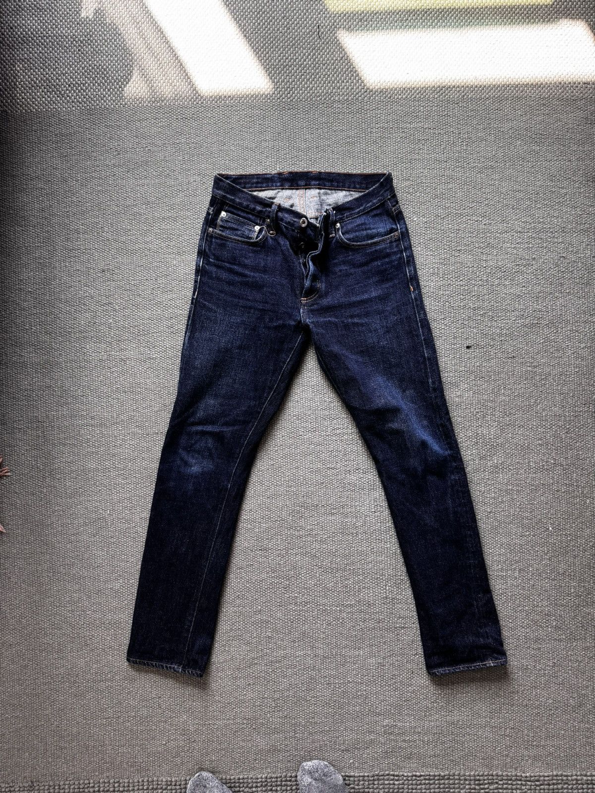 3sixteen 3sixteen+40BSP 16.5oz Caustic Wave Denim-Straight Taper - 29 Size US 29 - 1 Thumbnail