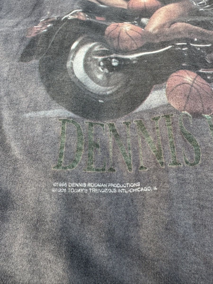 Band Tees Vintage Sunfaded 90s Dennis Rodman T-Shirt Size US M / EU 48-50 / 2 - 7 Thumbnail