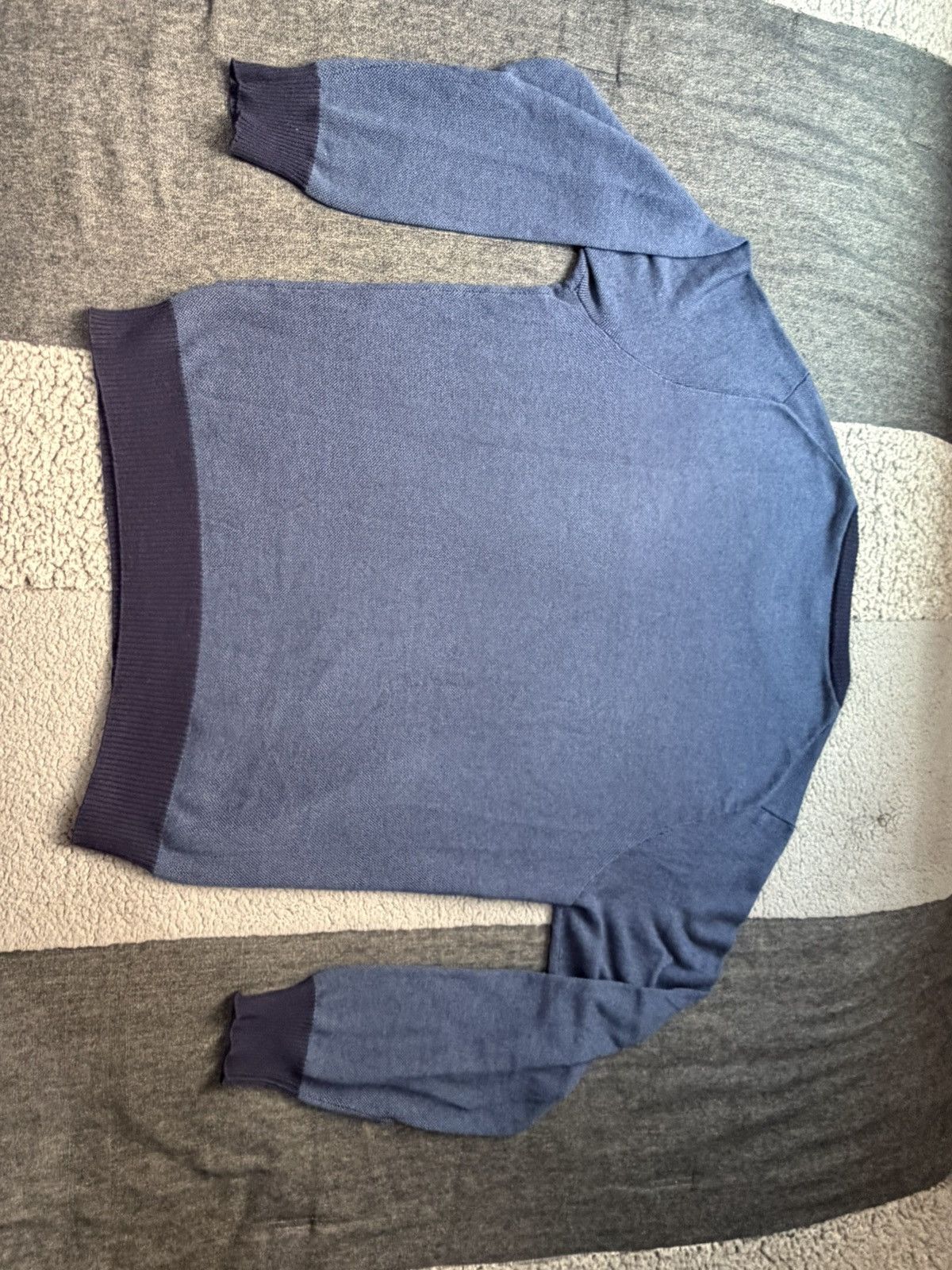 Canali Canali Blue Sweater Size US M / EU 48-50 / 2 - 2 Thumbnail