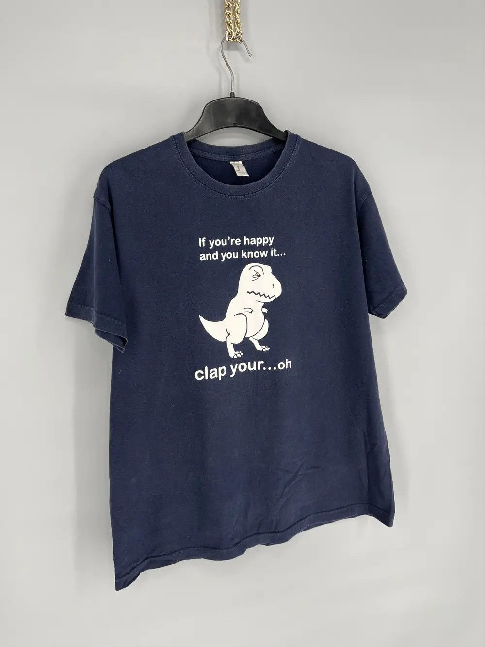 Vintage Vintage Y2K ADULT “ If you're Happy and you know it.. CLAP“ Size US M / EU 48-50 / 2 - 3 Thumbnail