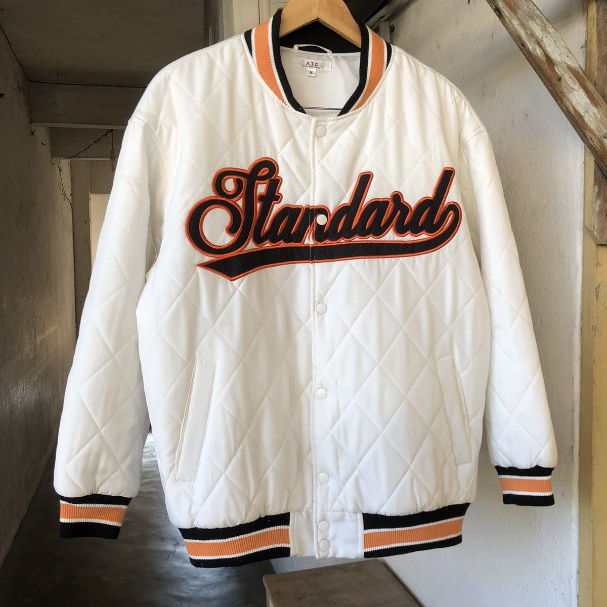 In The Attic Rare🔥 In The Attic "Standard" Logo Quilt Varsity Jacket Size US M / EU 48-50 / 2 - 3 Thumbnail