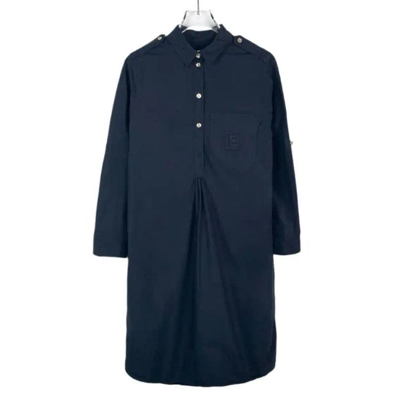 Burberry Burberry Black Cotton Women's Dress XS Size XS / US 0-2 / IT 36-38 - 1 Thumbnail