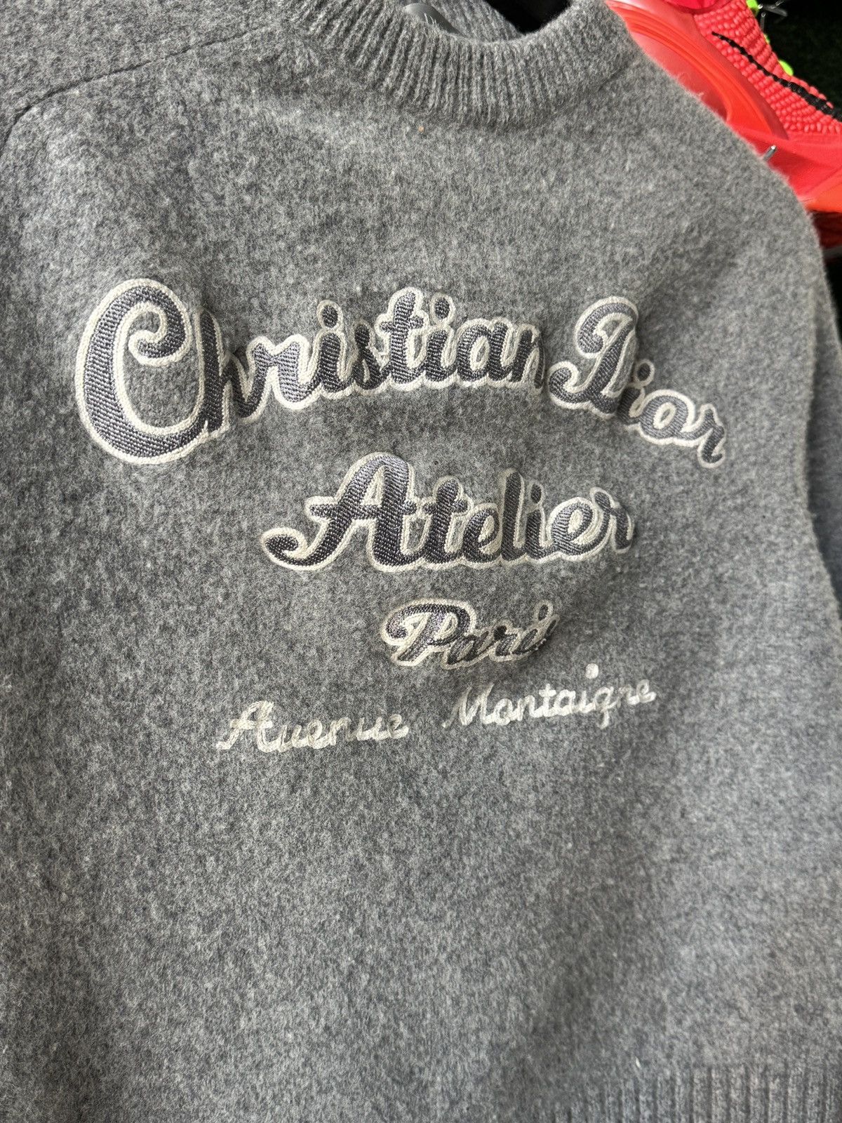 Dior Christian Dior Men's Atelier wool sweater Grey Size US XS / EU 42 / 0 - 5 Thumbnail
