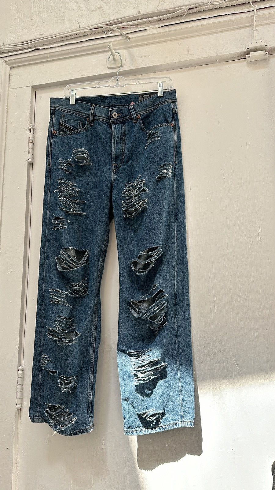 Diesel Diesel ripped denim Size 29" - 3 Thumbnail